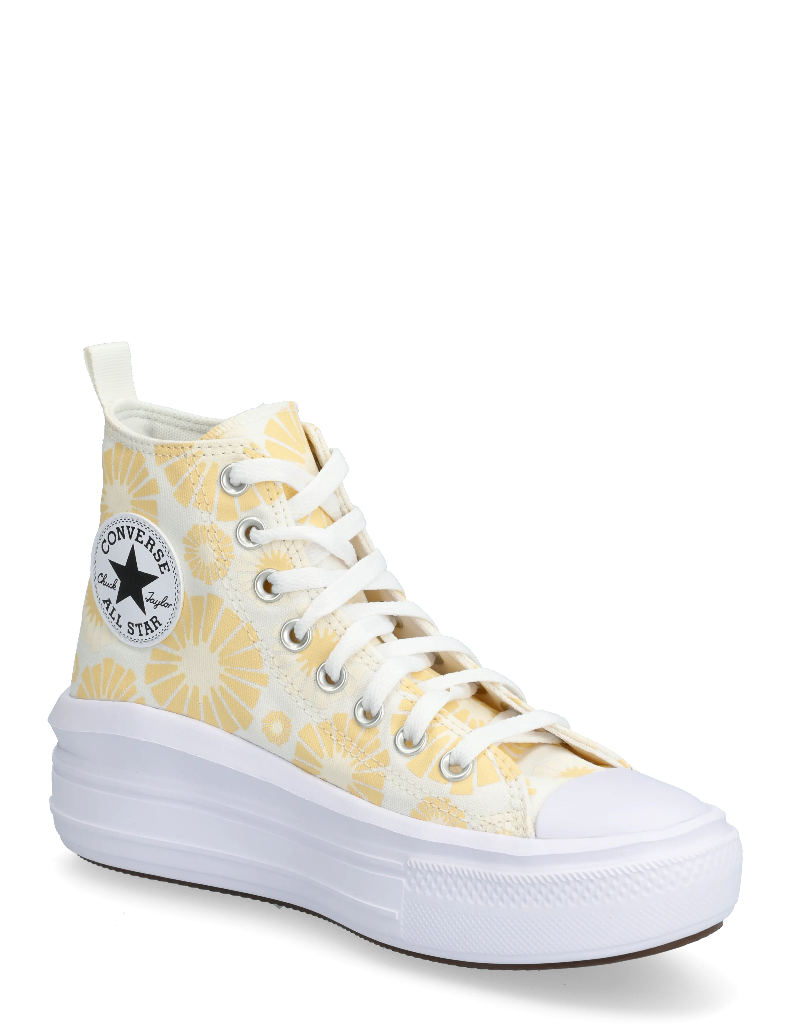 Converse Chuck Taylor All Star Move, Børn, Platform Høj Sneaker, Gul, Str: 38