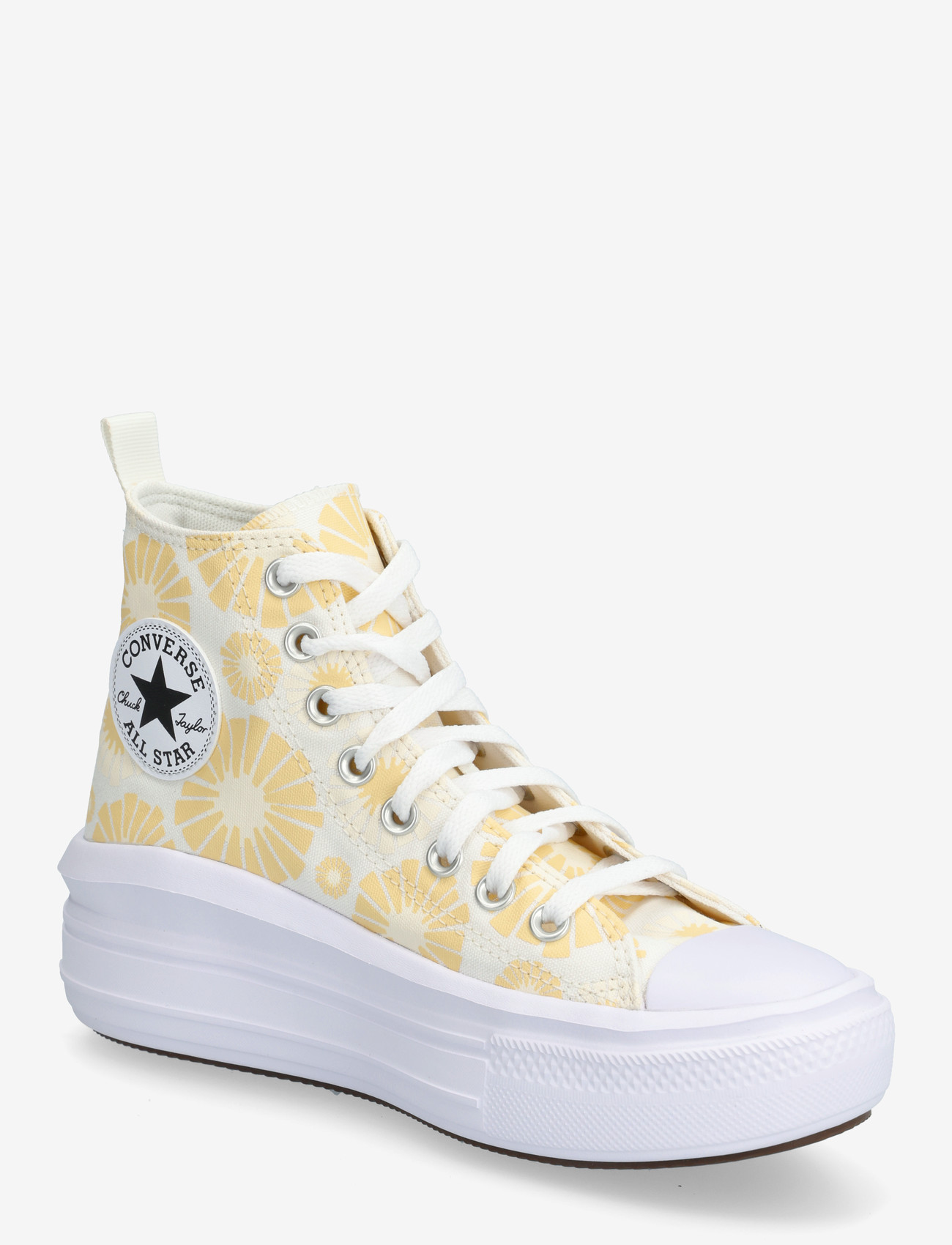 Converse - Chuck Taylor All Star Move - high-top sneakers - vintage white/golden view - 0