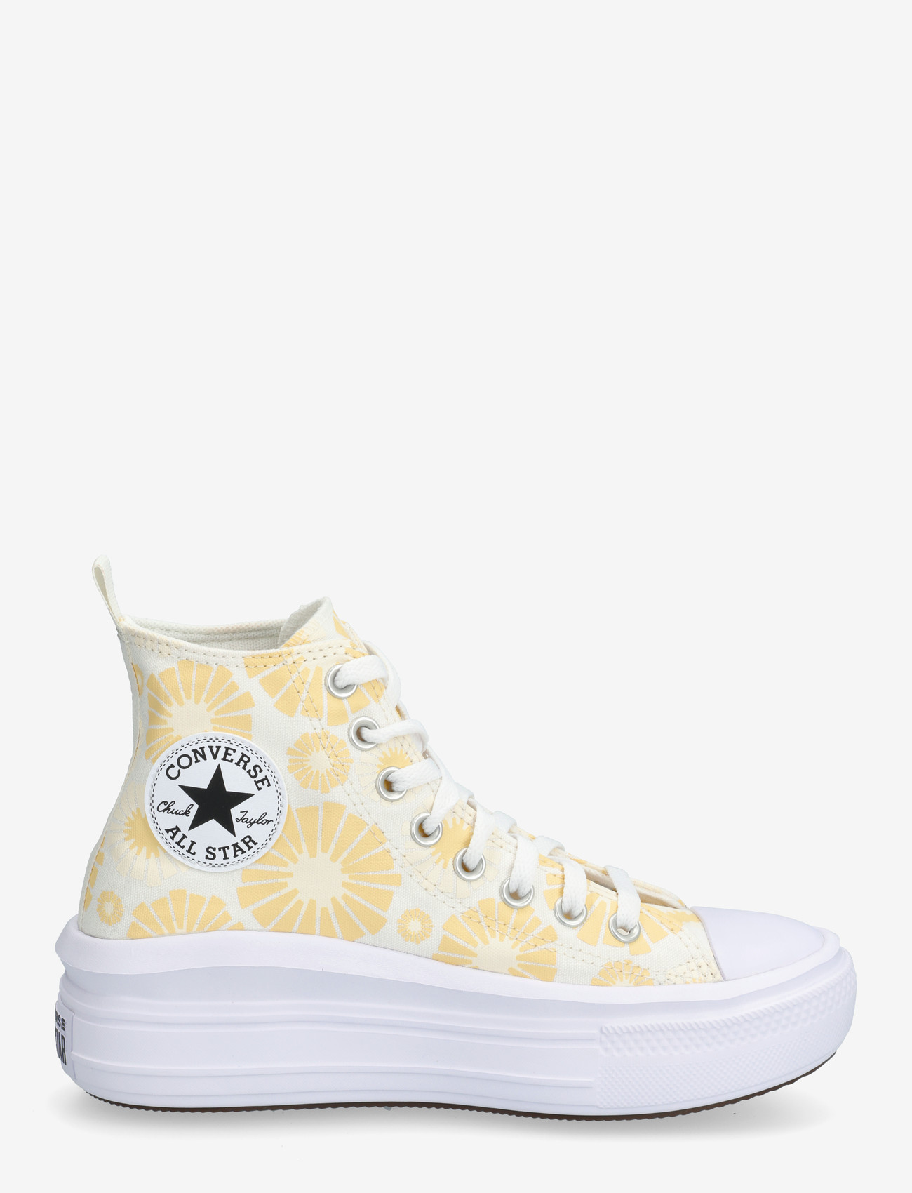 Converse - Chuck Taylor All Star Move - high-top sneakers - vintage white/golden view - 1