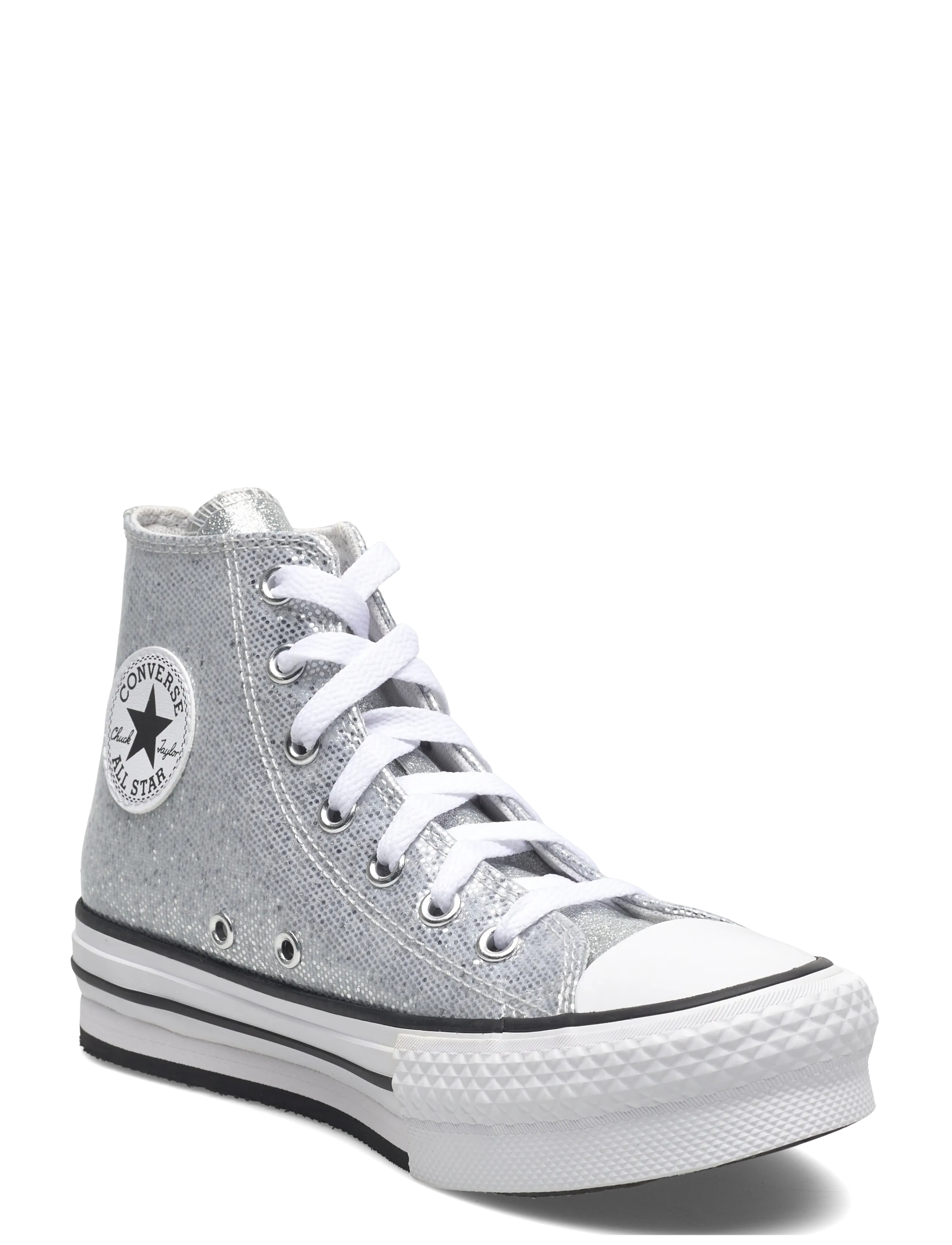 Converse - CHUCK TAYLOR ALL STAR EVA LIFT - baskets en toile - silver/white/barely grey - 0
