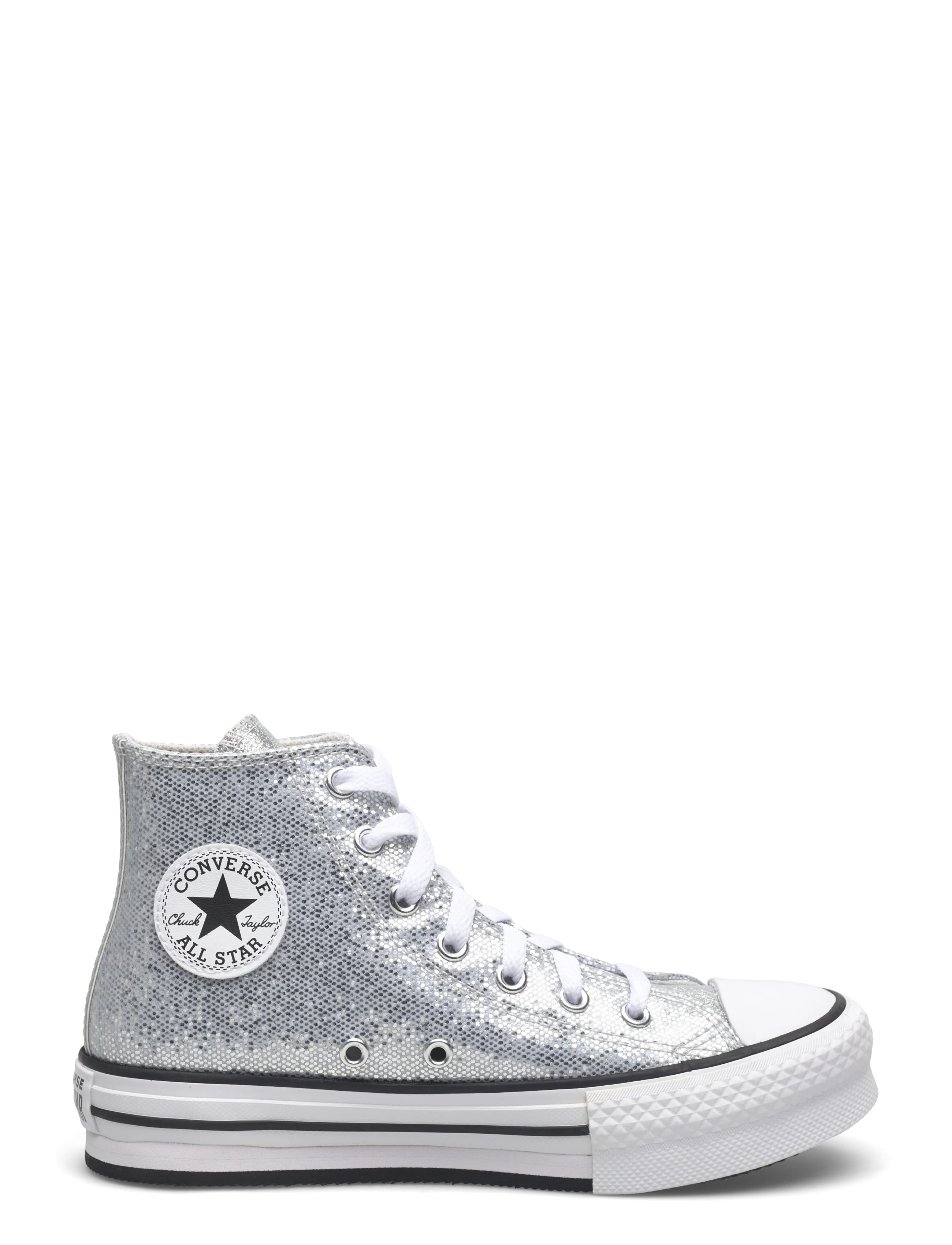 Converse - CHUCK TAYLOR ALL STAR EVA LIFT - baskets en toile - silver/white/barely grey - 1