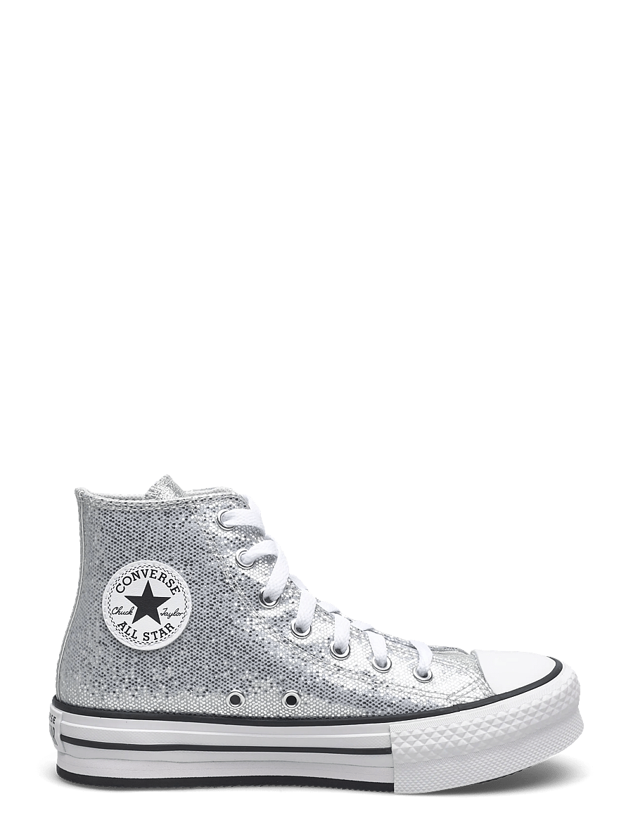 Converse - CHUCK TAYLOR ALL STAR EVA LIFT - baskets en toile - silver/white/barely grey - 1