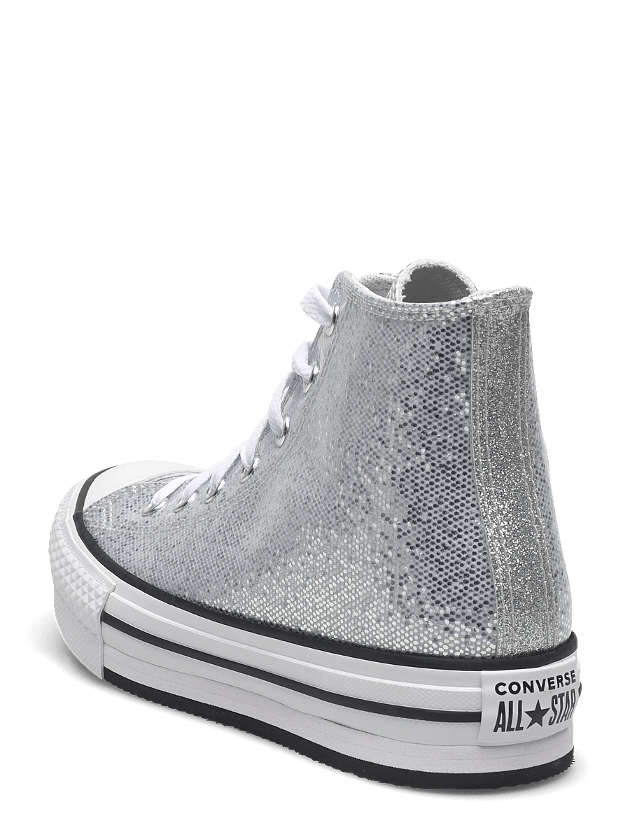 Converse - CHUCK TAYLOR ALL STAR EVA LIFT - baskets en toile - silver/white/barely grey - 2