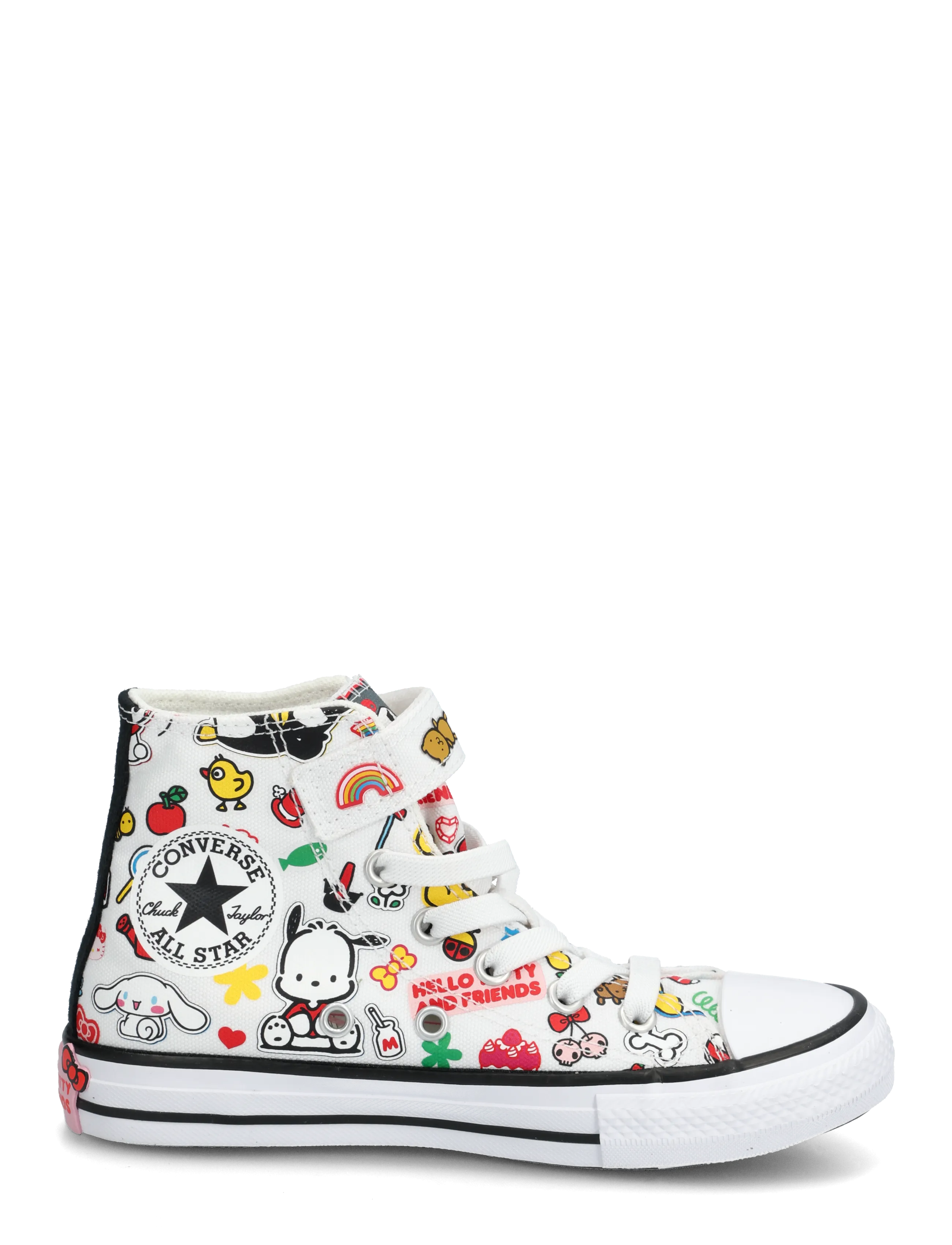Converse - Chuck Taylor All Star 1V - high-top sneakers - white/white/black - 1