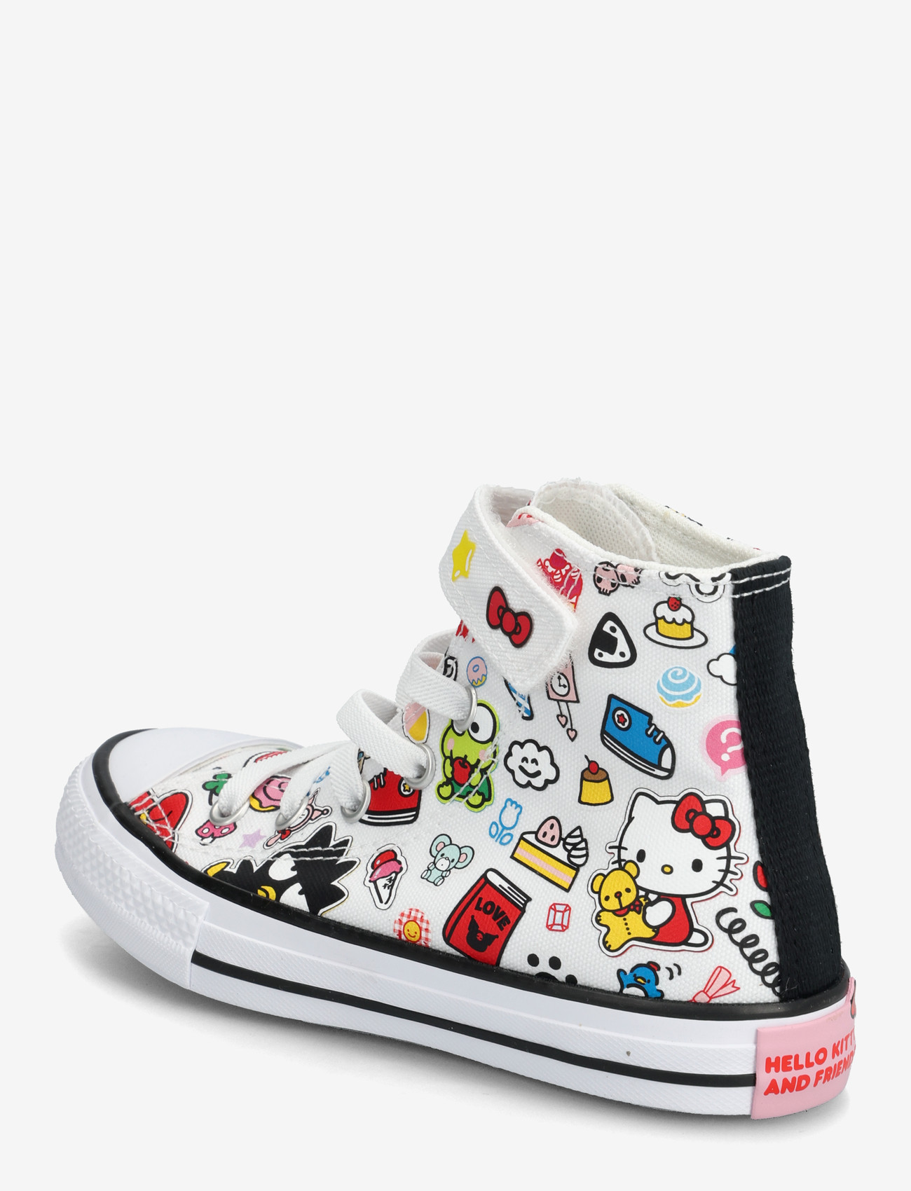 Converse - Chuck Taylor All Star 1V - tyg sneakers - white/white/black - 2