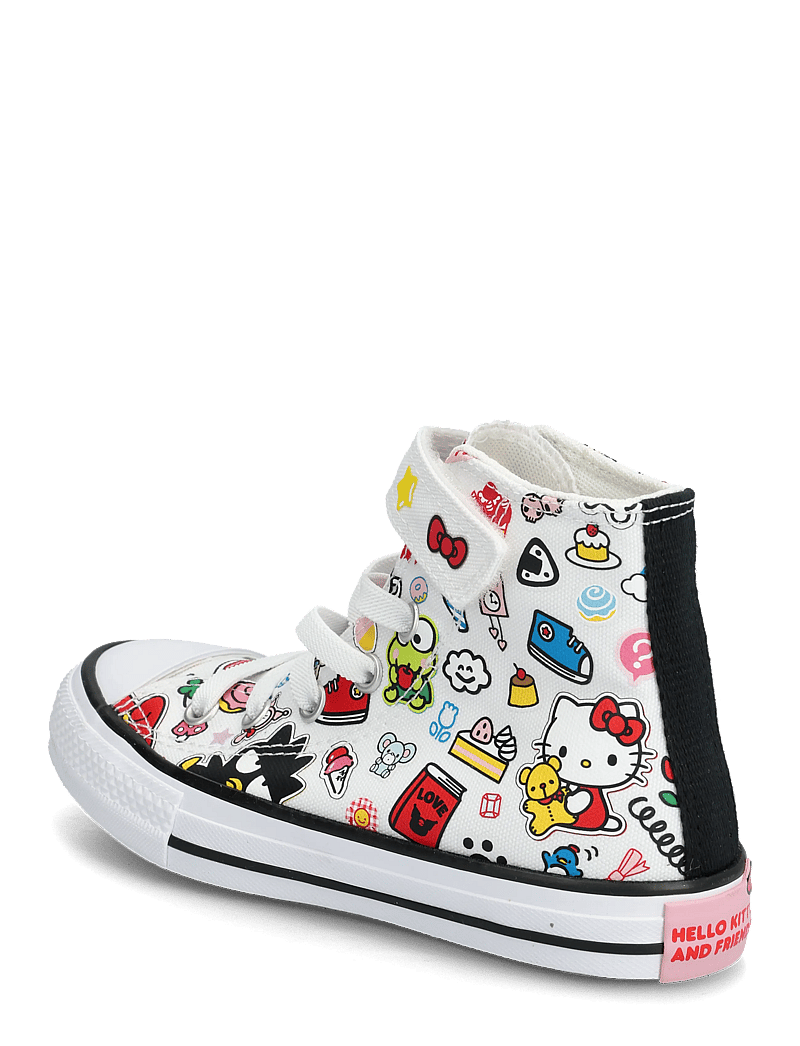 Converse - Chuck Taylor All Star 1V - tyg sneakers - white/white/black - 2