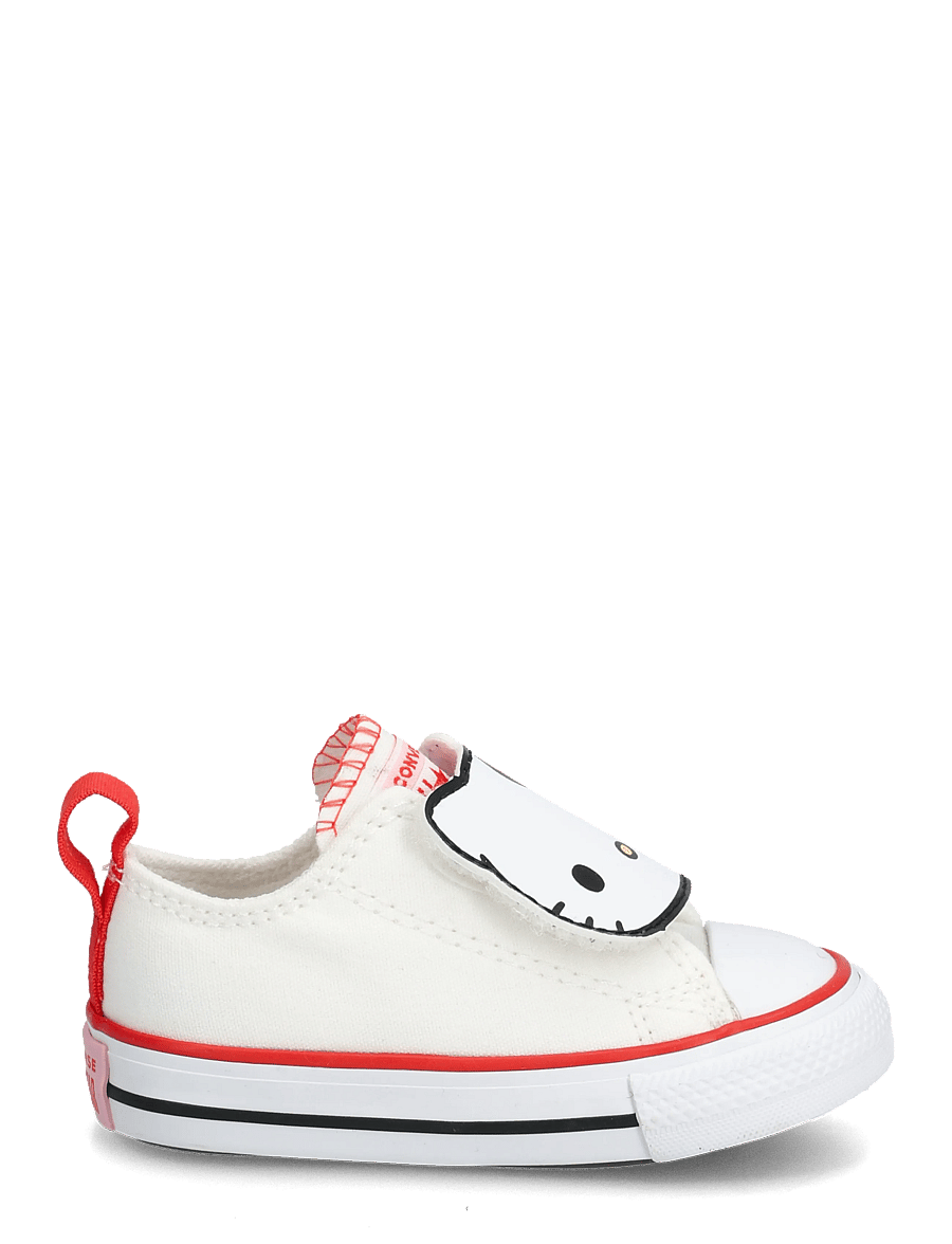 Converse - Chuck Taylor All Star 2V - canvas-sneaker - white/white/red - 1