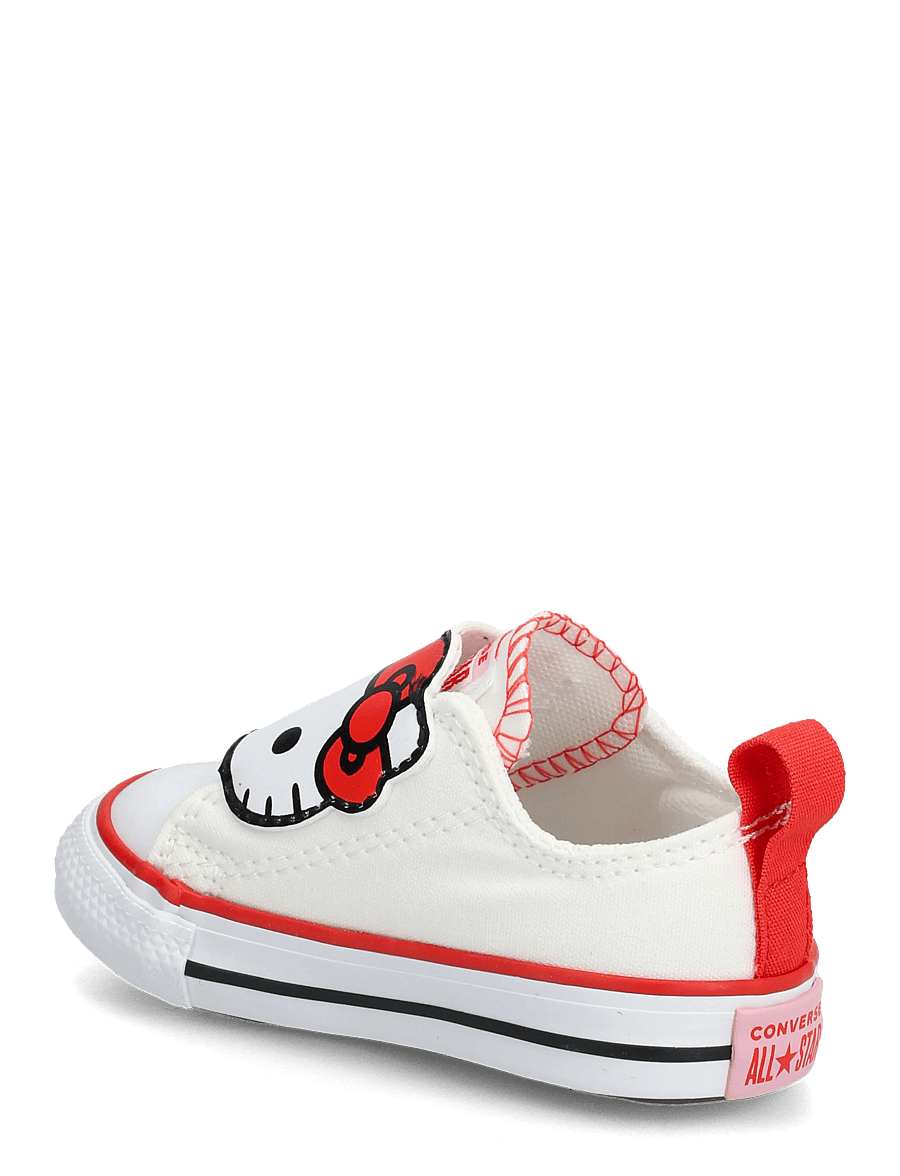 Converse - Chuck Taylor All Star 2V - canvas-sneaker - white/white/red - 2