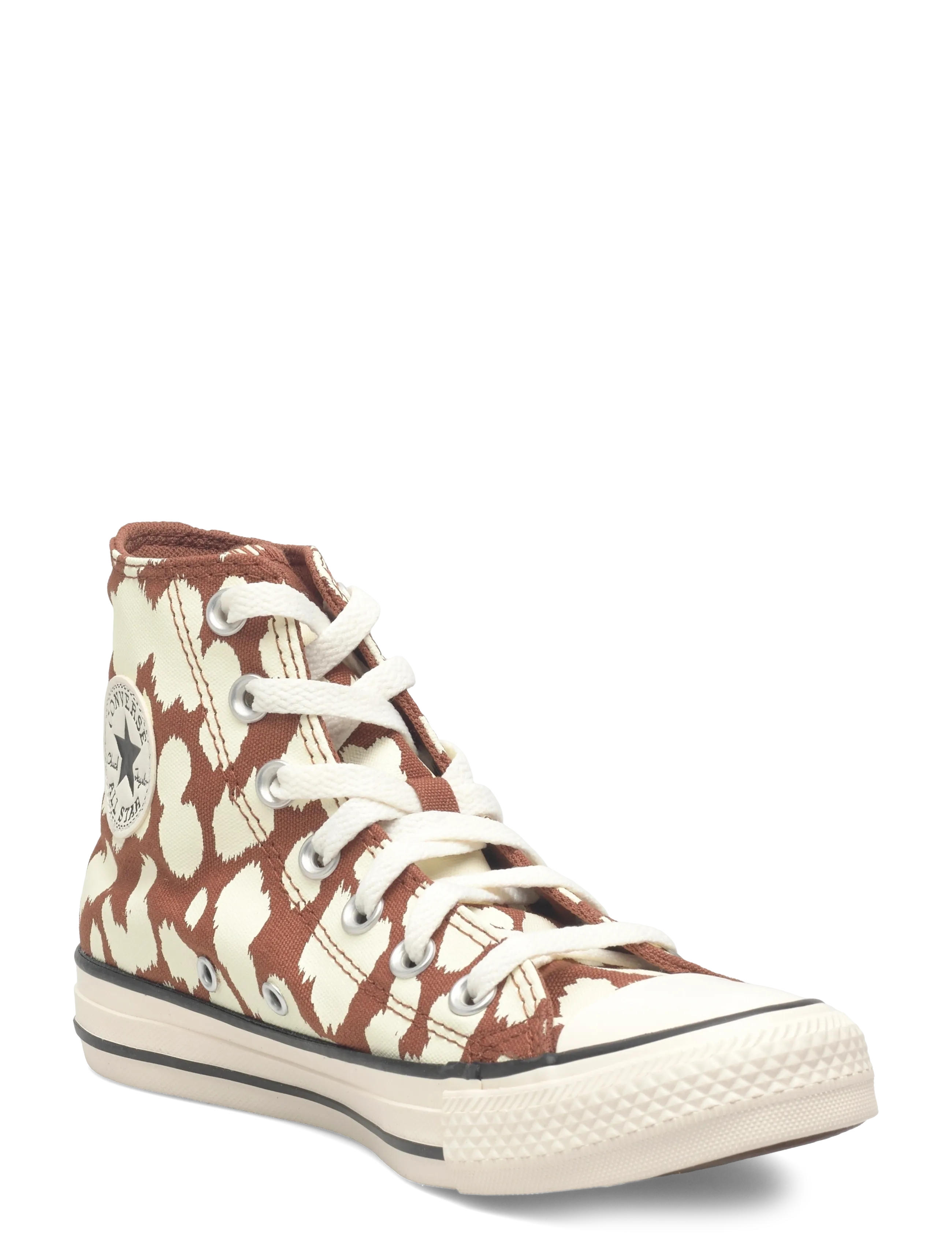 Converse Chuck Taylor All Star, Kvinder, Dyreprint Høj Skaft Sneakers, Brun, Str: 40