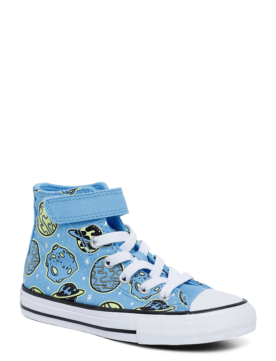 Converse - CTAS 1V HI LT. BLUE/NEON MANTIS/BLACK - ketsid ja tennised - blue - 0