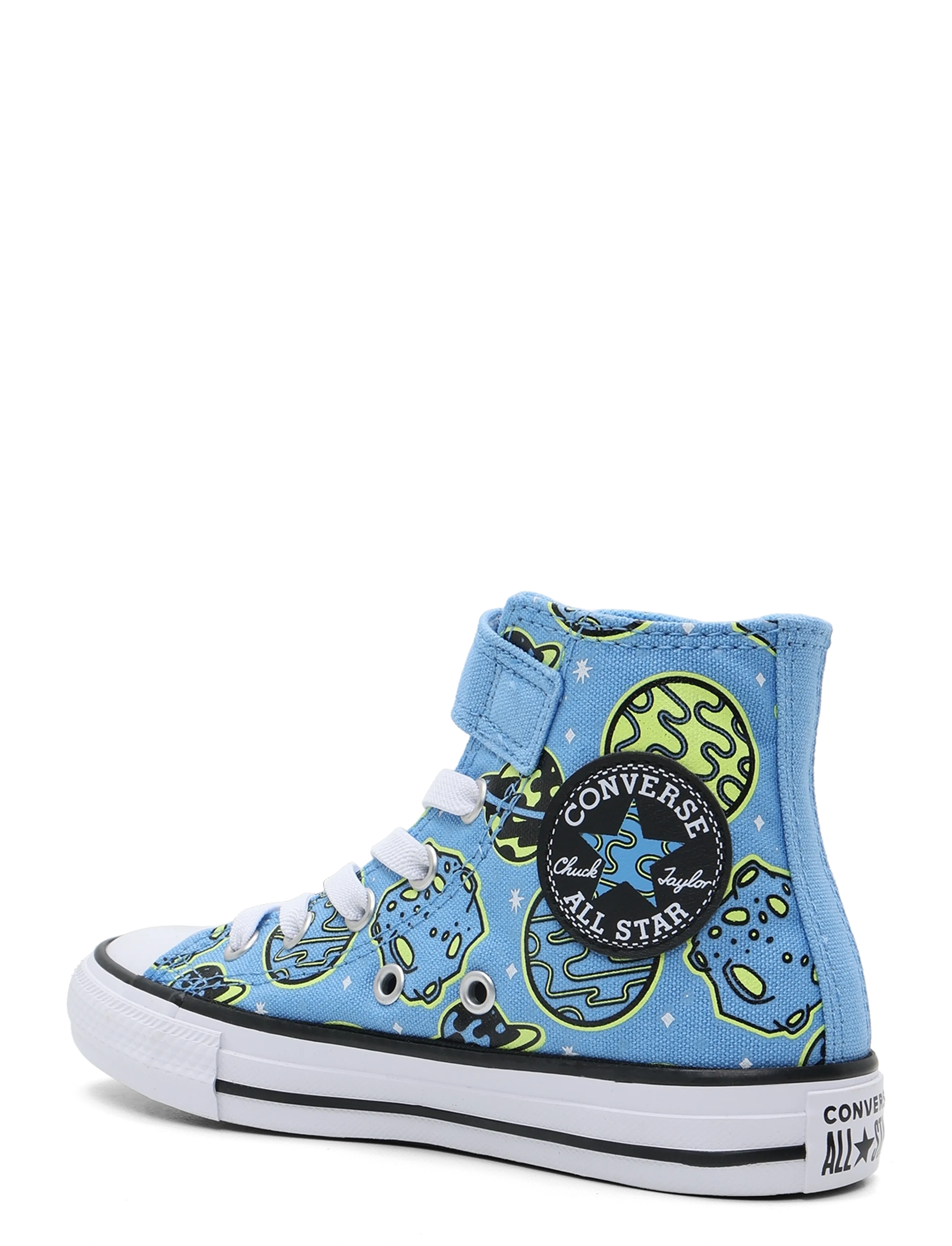 Converse - CTAS 1V HI LT. BLUE/NEON MANTIS/BLACK - ketsid ja tennised - blue - 1