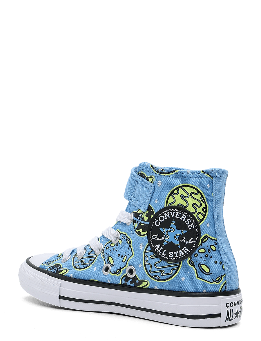 Converse - CTAS 1V HI LT. BLUE/NEON MANTIS/BLACK - ketsid ja tennised - blue - 1