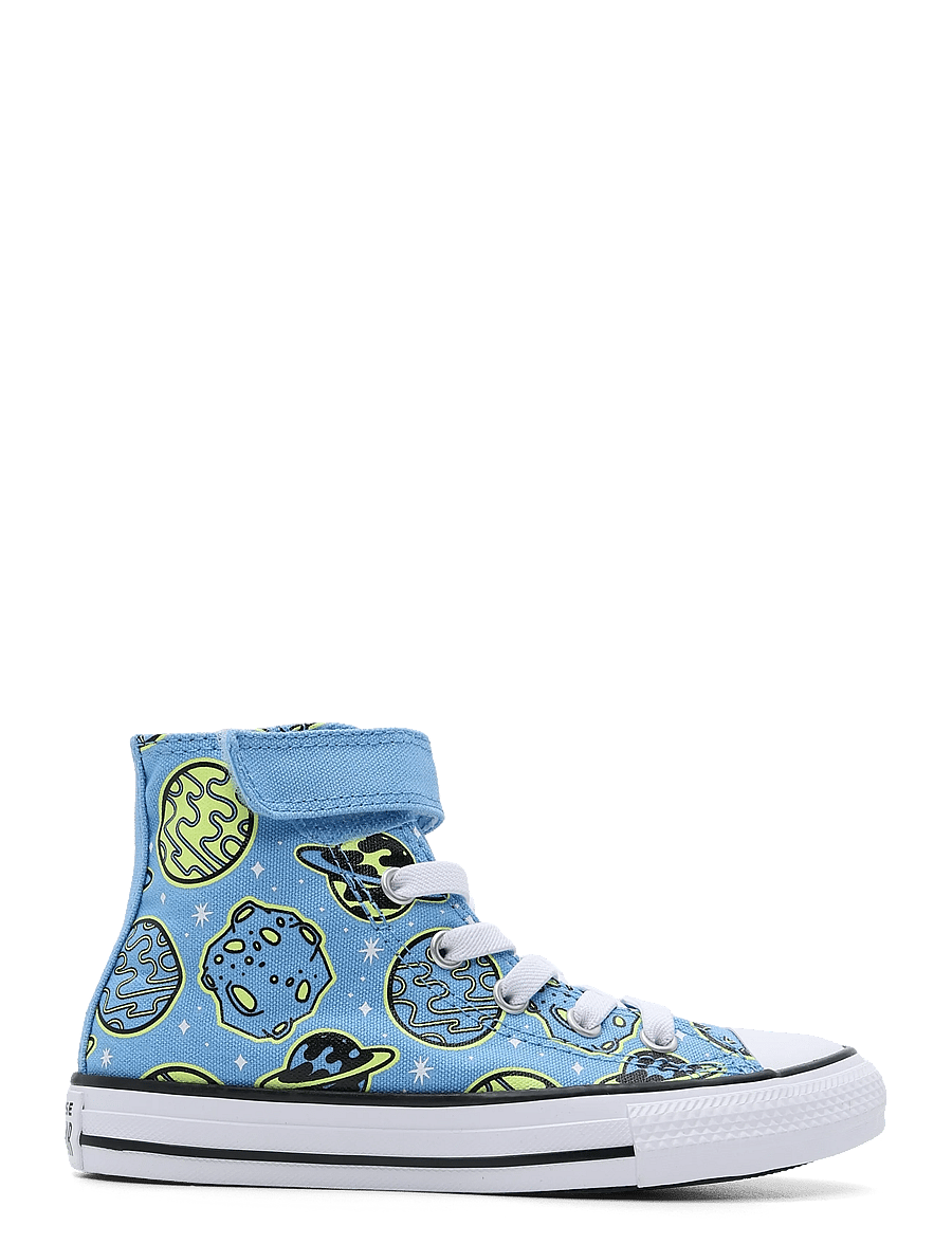 Converse - CTAS 1V HI LT. BLUE/NEON MANTIS/BLACK - ketsid ja tennised - blue - 2