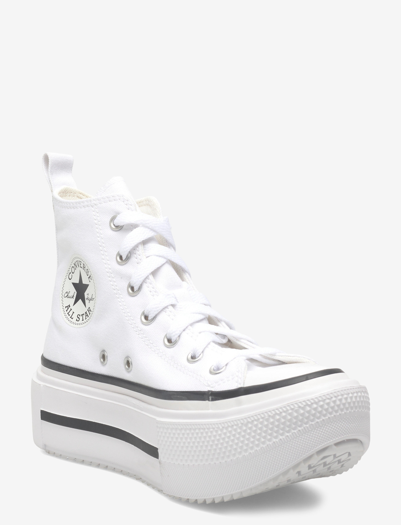 Converse - Chuck Taylor All Star Lift Double Stack - hoher schnitt - white/black/egret - 0