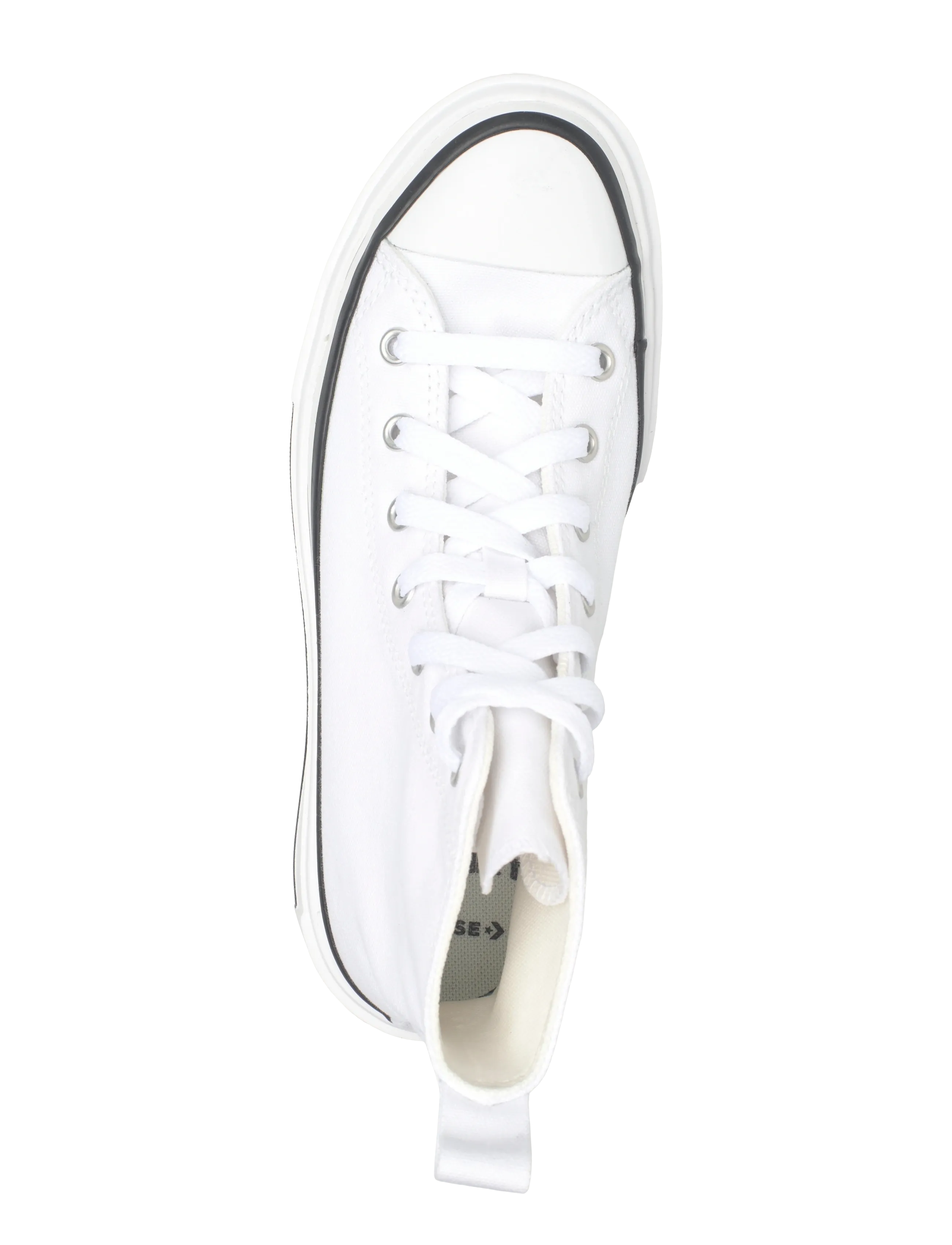 Converse - Chuck Taylor All Star Lift Double Stack - high-top sneakers - white/black/egret - 3