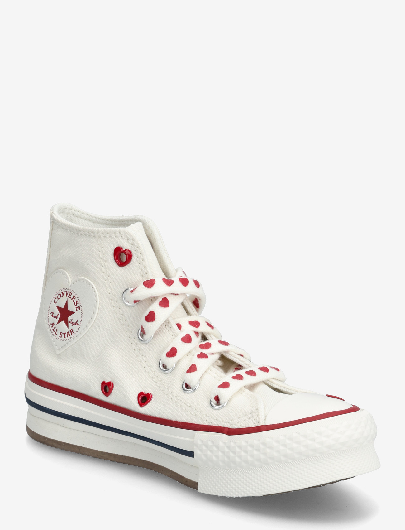Converse - CTAS EVA LIFT HI VINTAGE WHITE - high-top sneakers - brown - 0