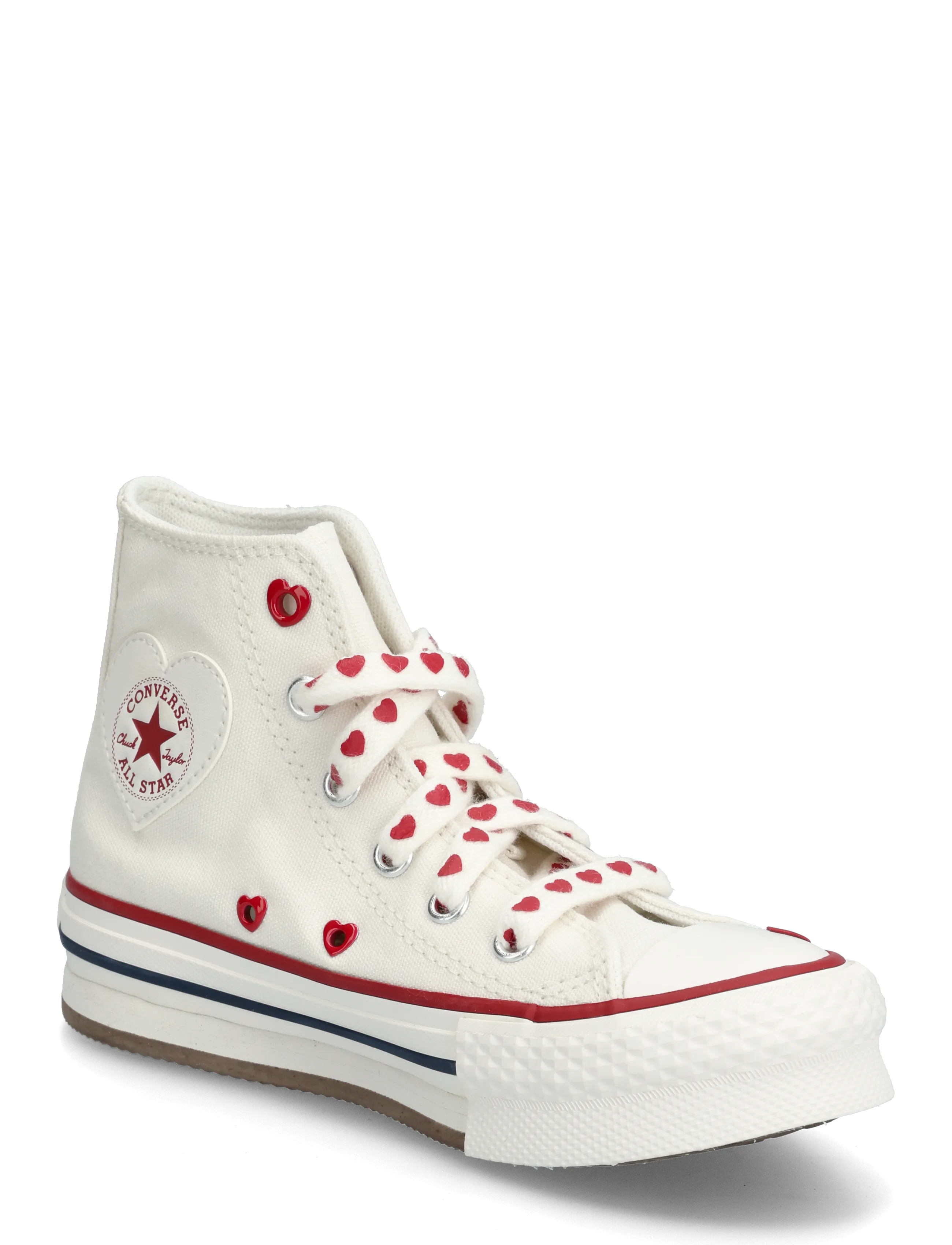 Converse CTAS EVA LIFT HI VINTAGE WHITE - Sko - BROWN / white