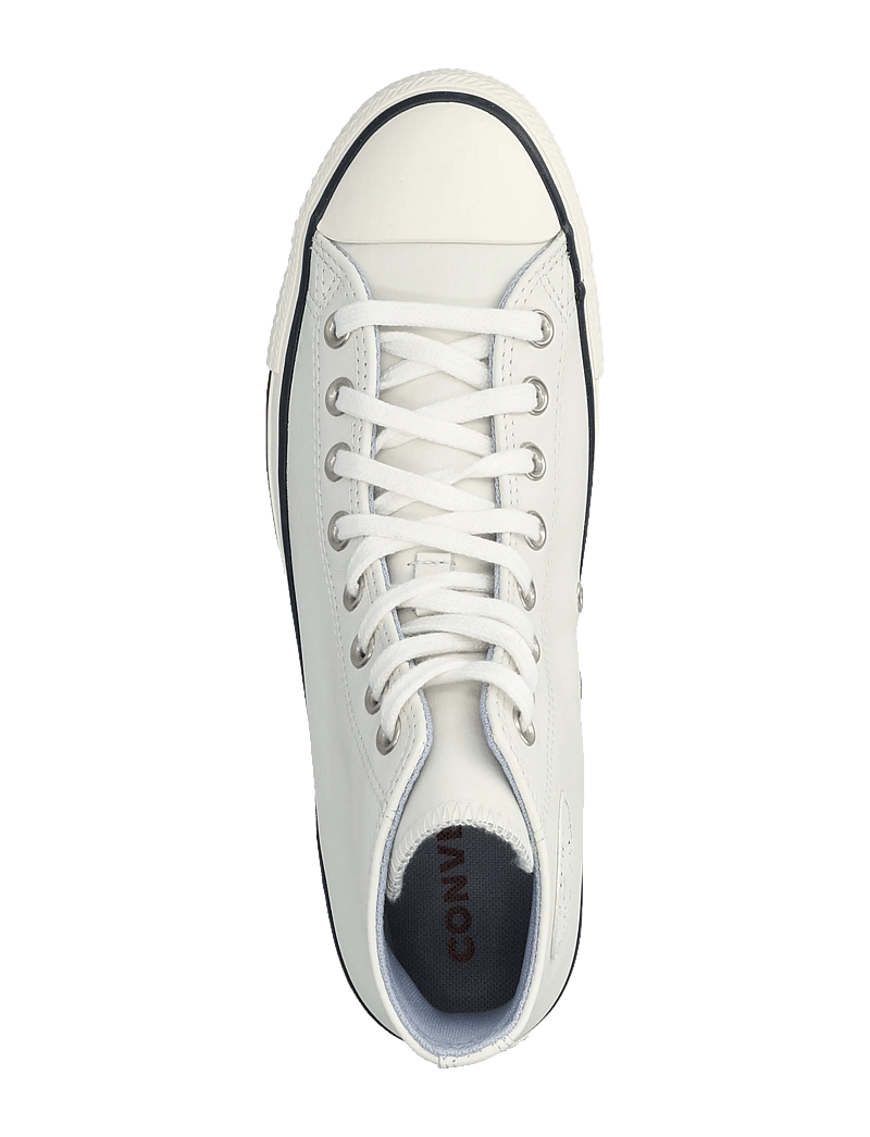 Converse - CTAS HI VINTAGE WHITE/DEEP BORDEAUX - za kostkę - white - 3