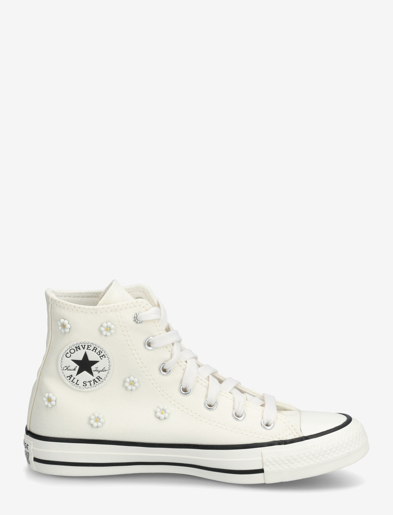 Converse - CTAS HI EGRET/VINTAGE WHITE/BLACK - high-top sneakers - brown - 1