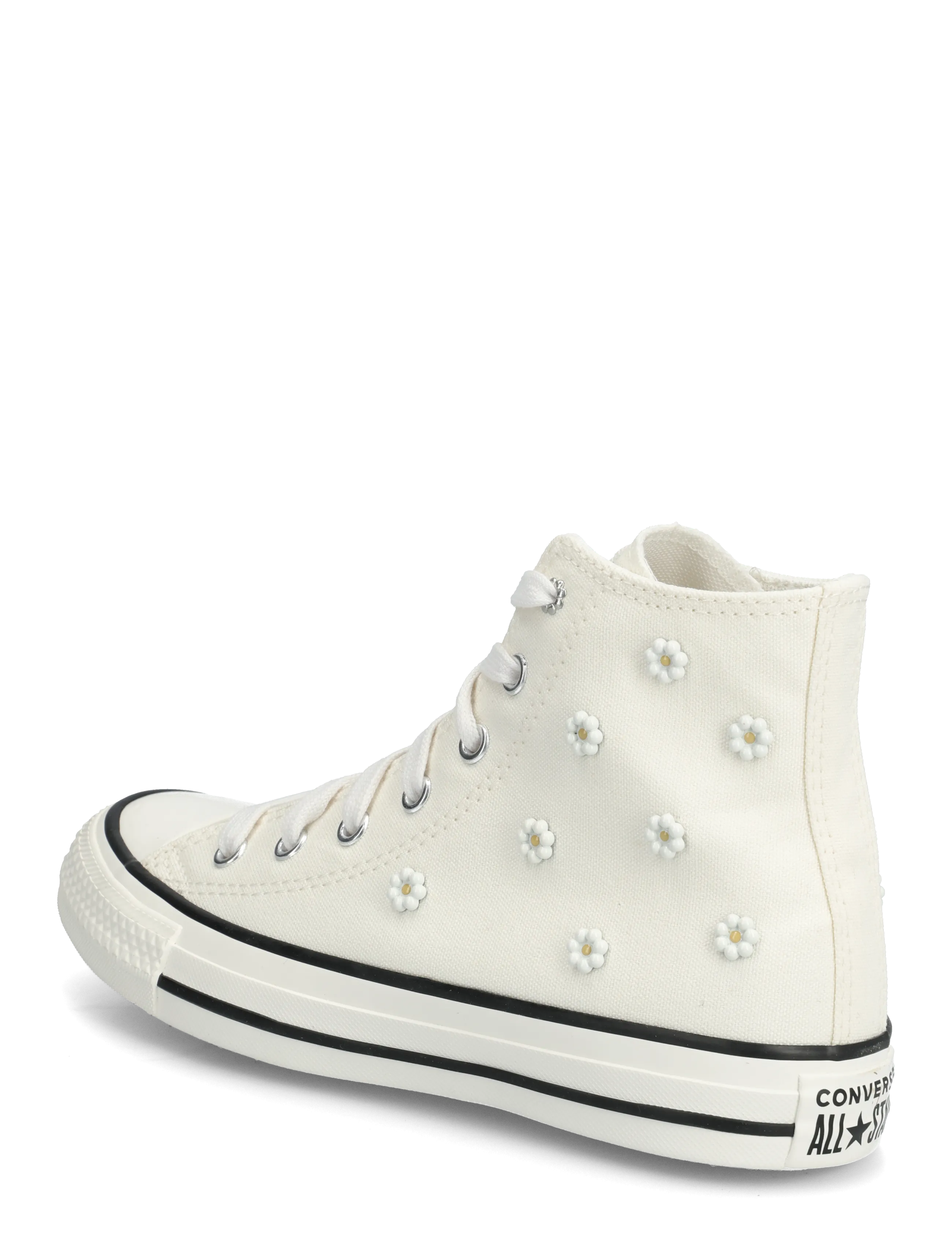 Converse - CTAS HI EGRET/VINTAGE WHITE/BLACK - canvas-sneaker - brown - 2