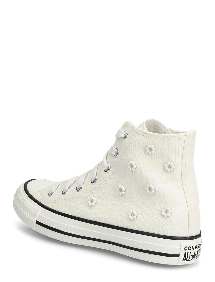 Converse - CTAS HI EGRET/VINTAGE WHITE/BLACK - canvas-sneaker - brown - 2