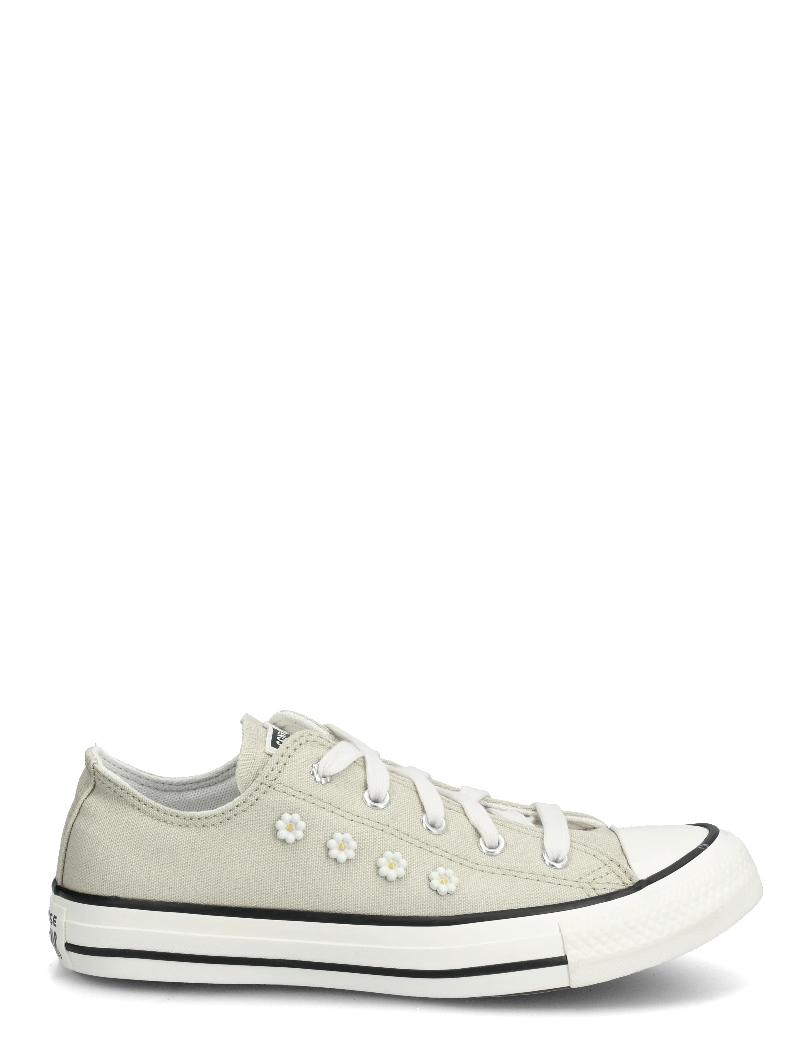 Converse - CTAS OX SAGE SMOKE/VINTAGE WHITE/BLACK - canva sneakers - green - 1