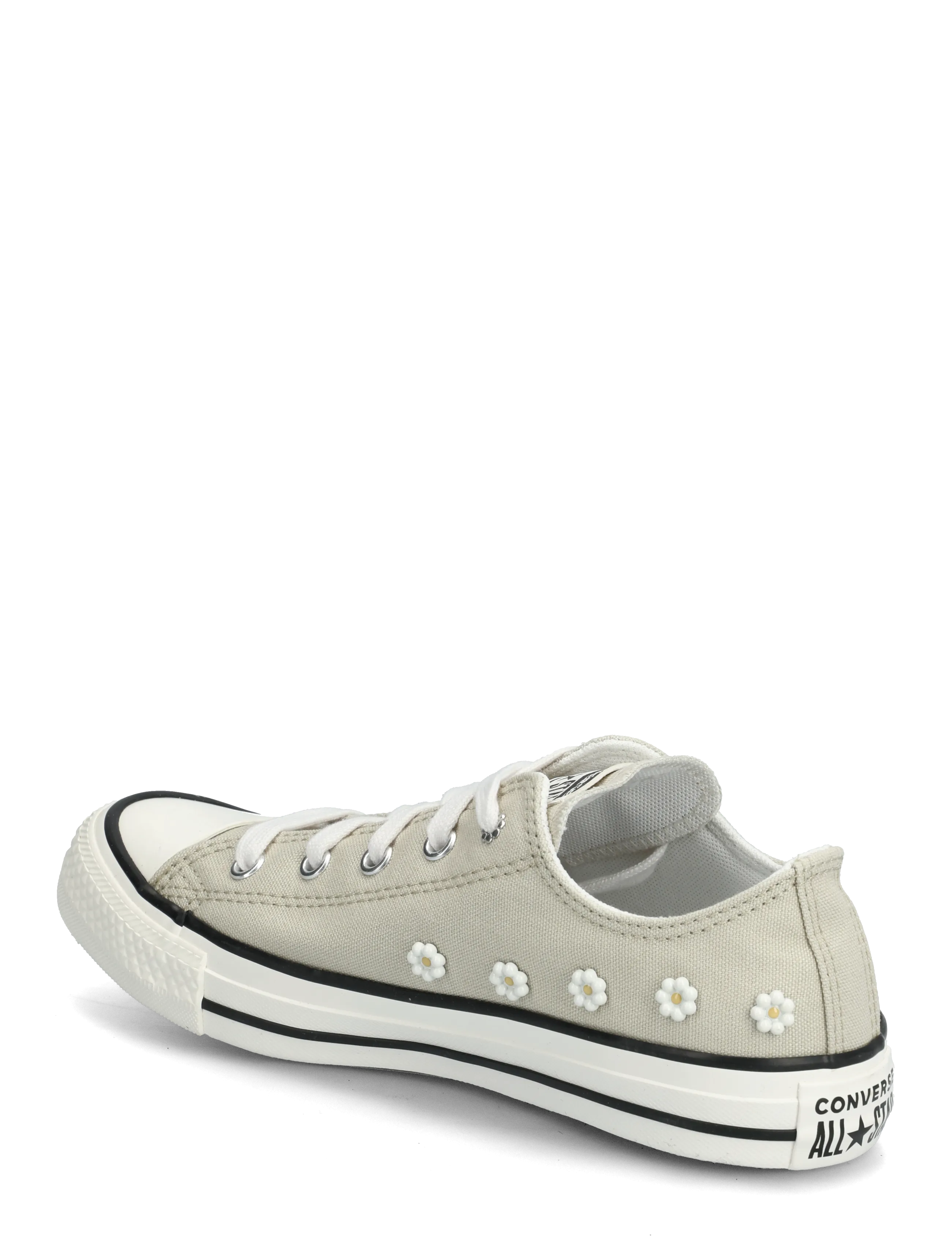 Converse - CTAS OX SAGE SMOKE/VINTAGE WHITE/BLACK - canva sneakers - green - 2