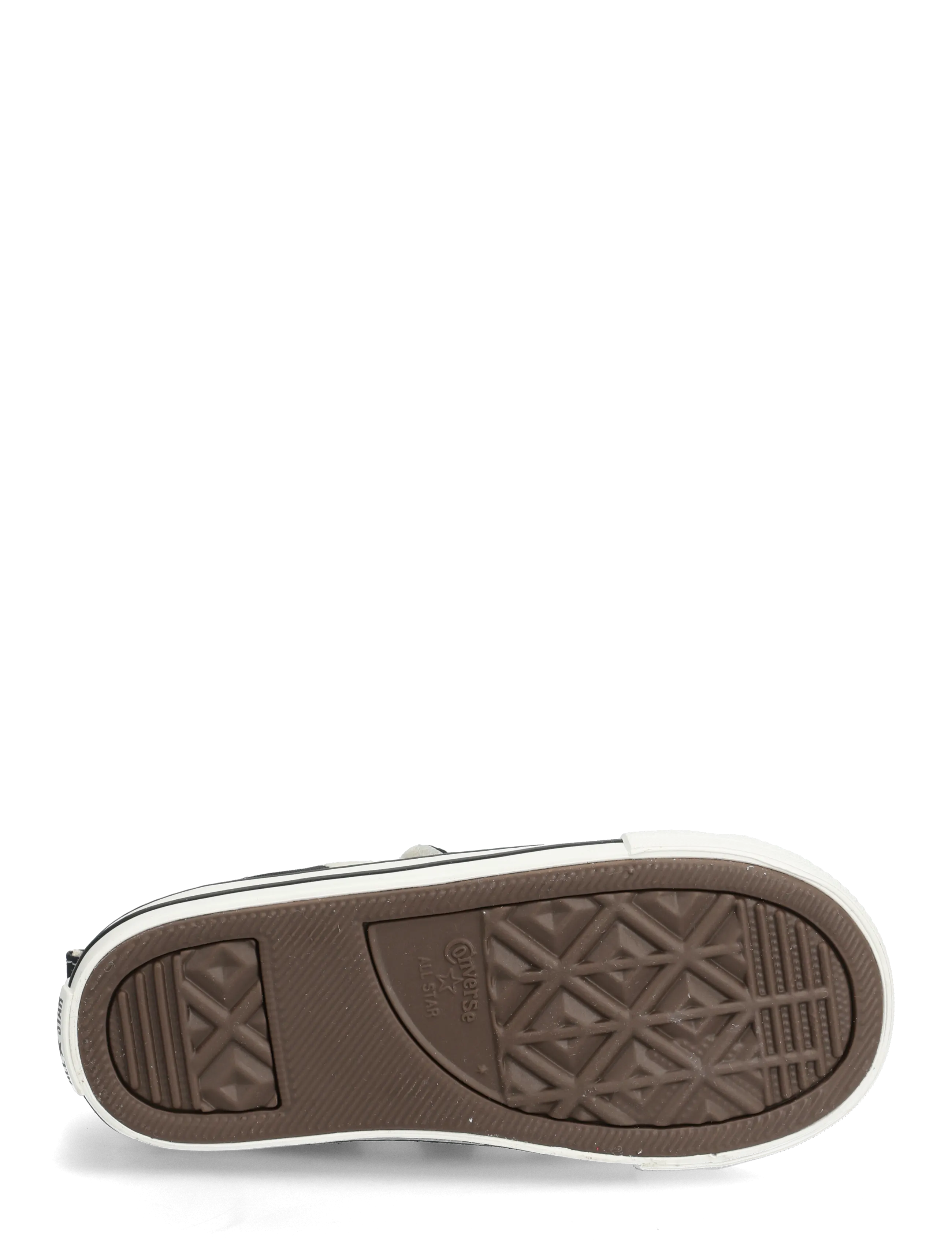 Converse - CTAS 2V OX EGRET/BLACK/VINTAGE WHITE - canva botased - brown - 4