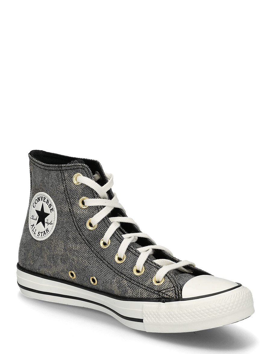 Converse - Chuck Taylor All Star - sneakers med høy ankel - black/gold/vintage white - 0