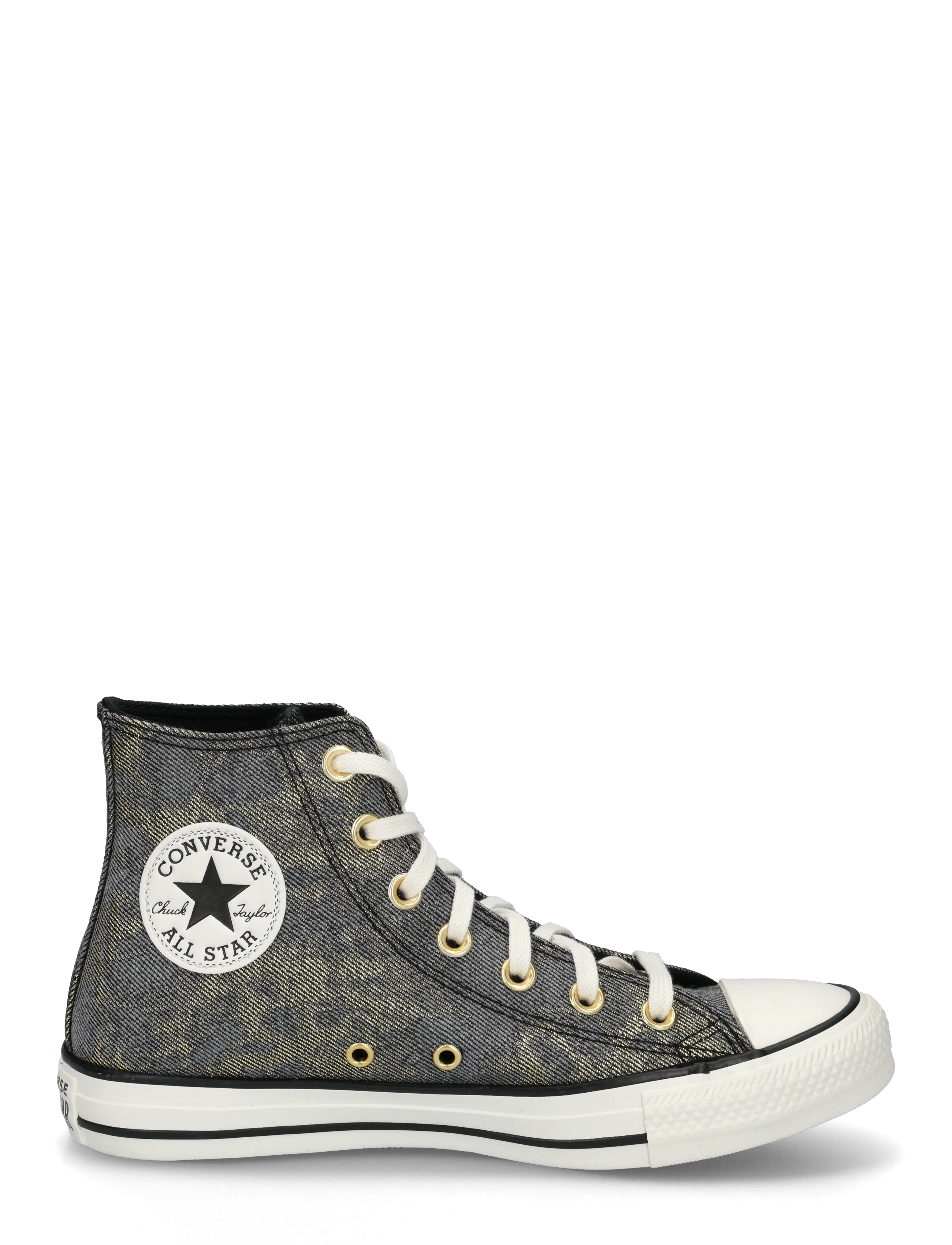 Converse - Chuck Taylor All Star - sneakers med høy ankel - black/gold/vintage white - 2