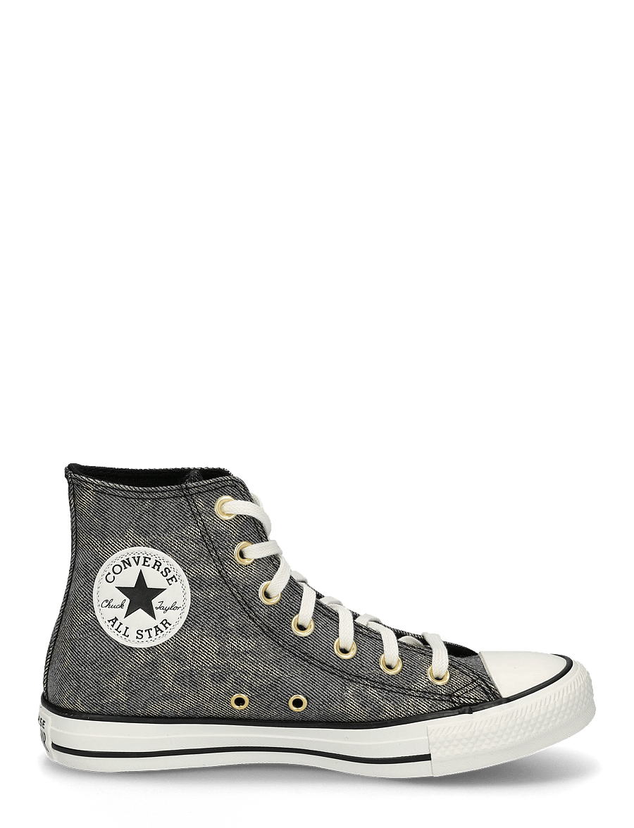 Converse - Chuck Taylor All Star - sneakers med høy ankel - black/gold/vintage white - 2