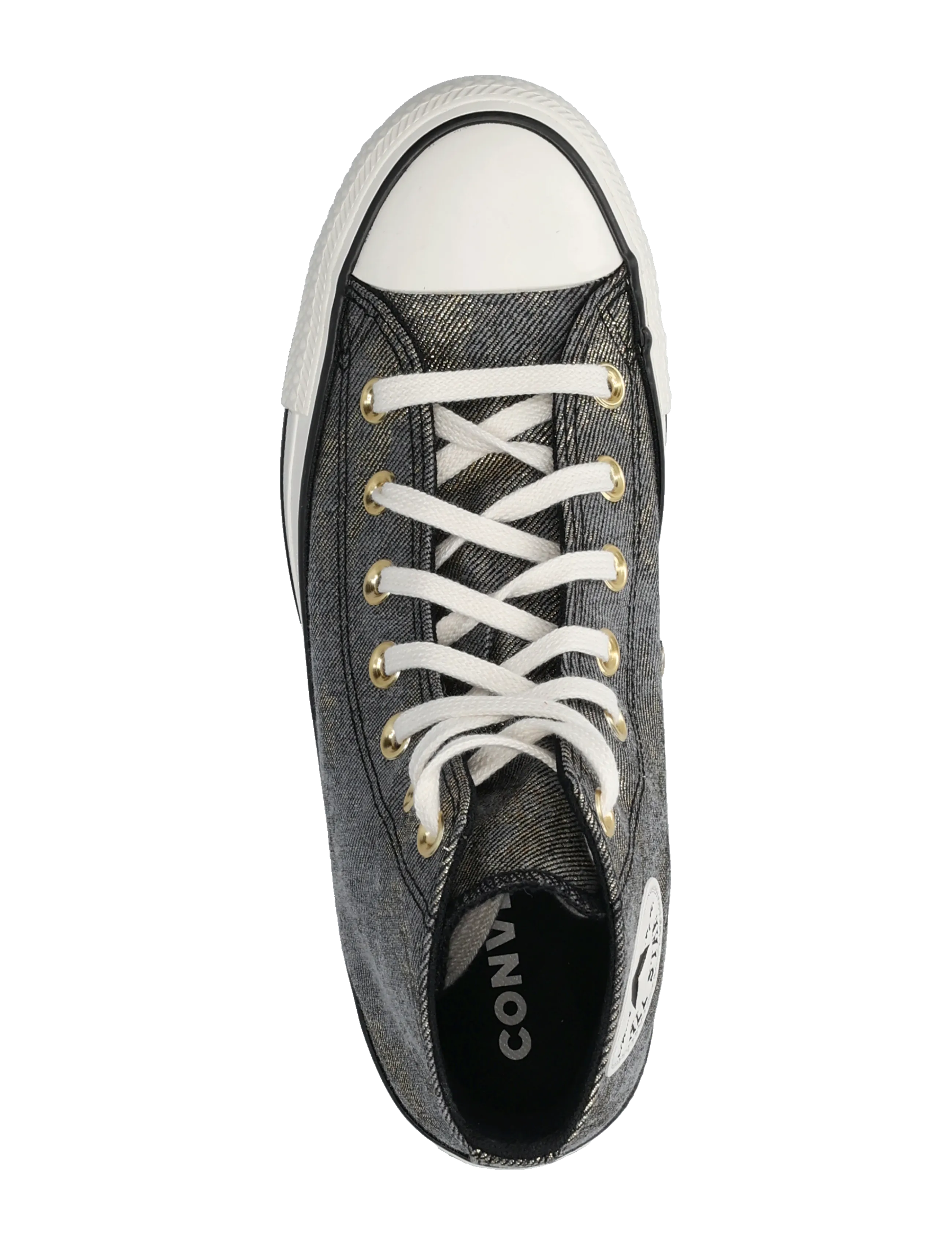 Converse - Chuck Taylor All Star - sneakers med høy ankel - black/gold/vintage white - 3