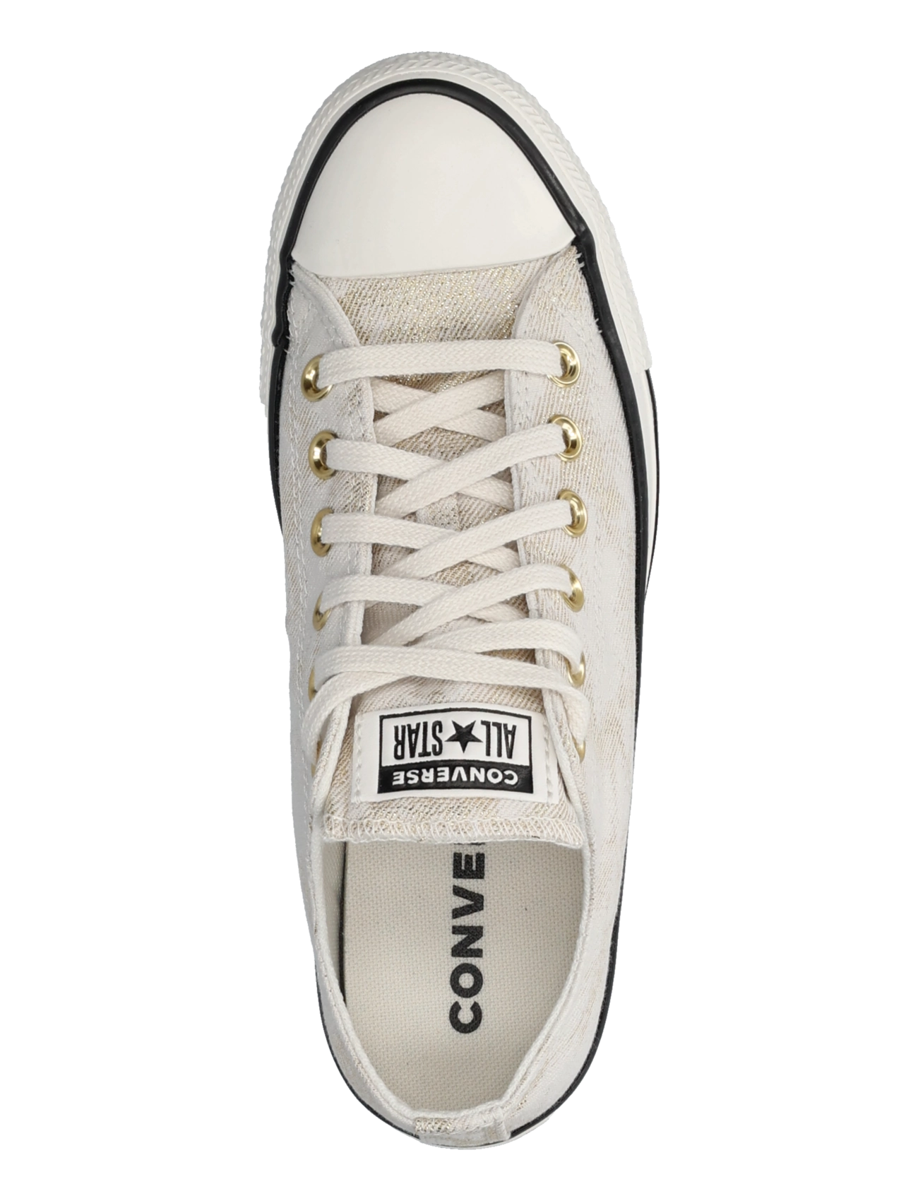 Converse - Chuck Taylor All Star - vintage white/gold/black - 3