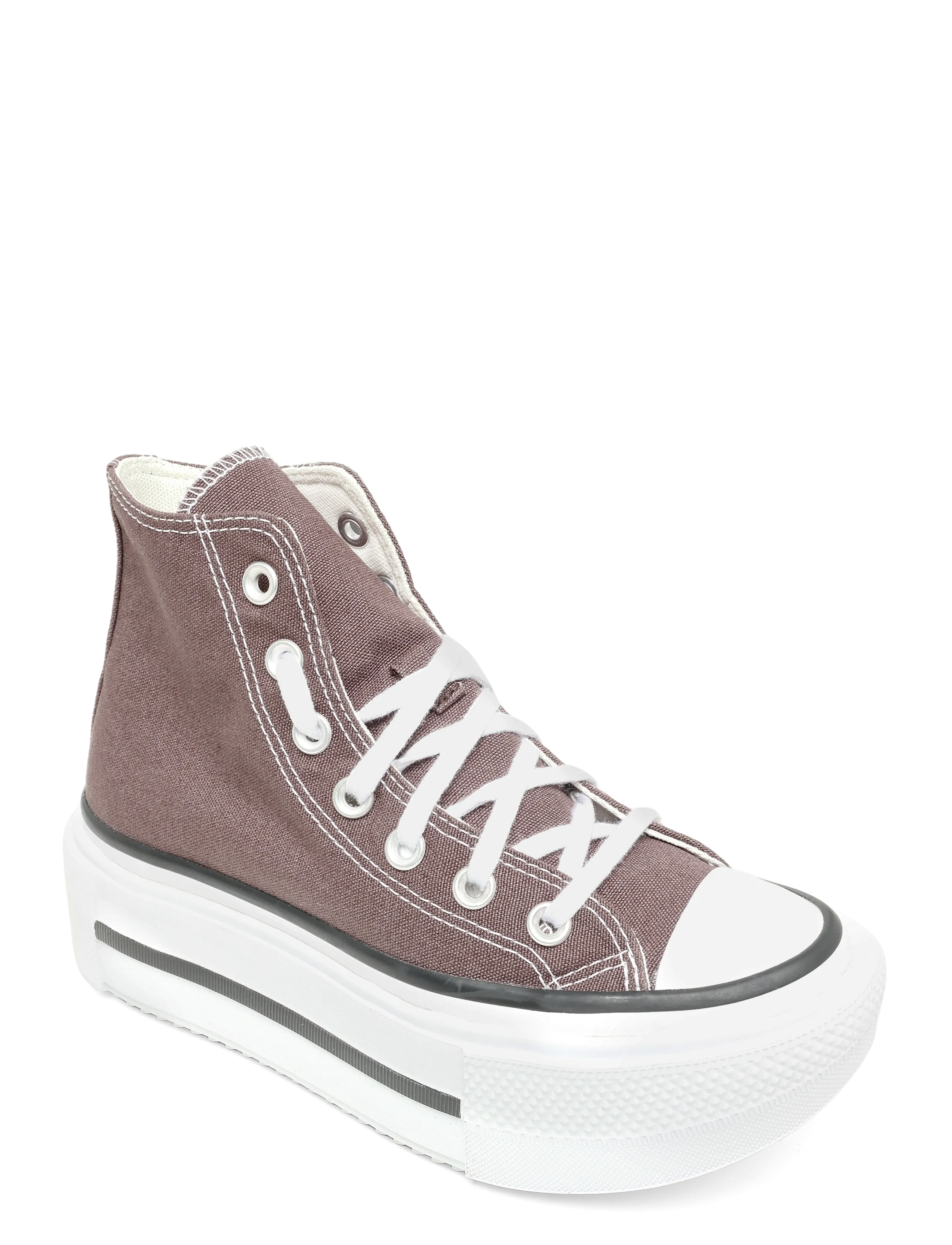 Converse CHUCK TAYLOR ALL STAR LIFT DOUBLE STACK - Höga sneakers - VIOLET / purple