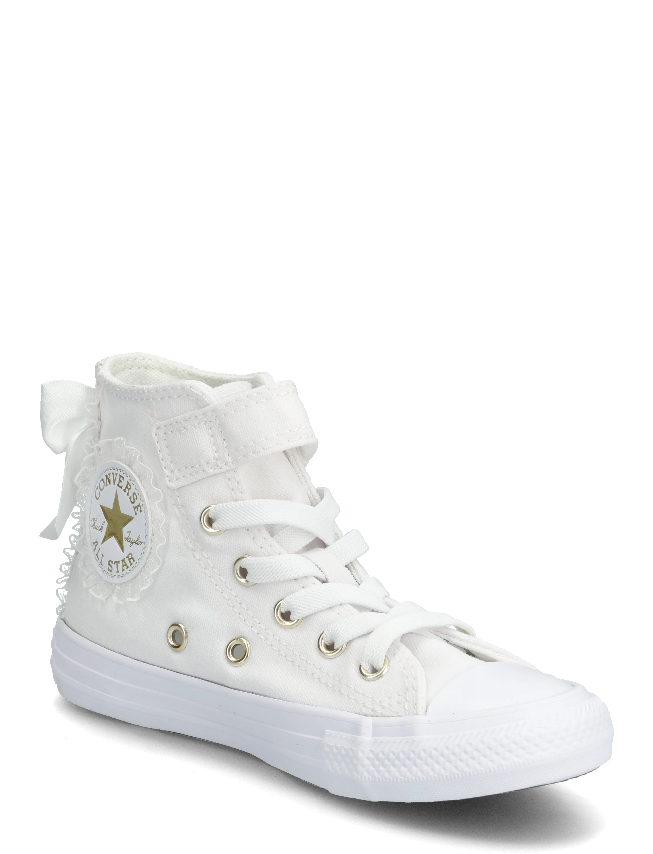 Converse CTAS 1V HI WHITE/WHITE/GOLD - Erbjudanden - WHITE / white