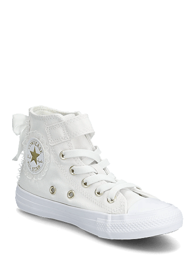 Ctas 1v Hi White/White/Gold - HøJe Sneakers