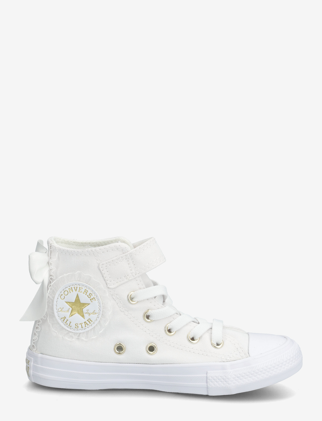 Converse - CTAS 1V HI WHITE/WHITE/GOLD - high-top sneakers - white - 1