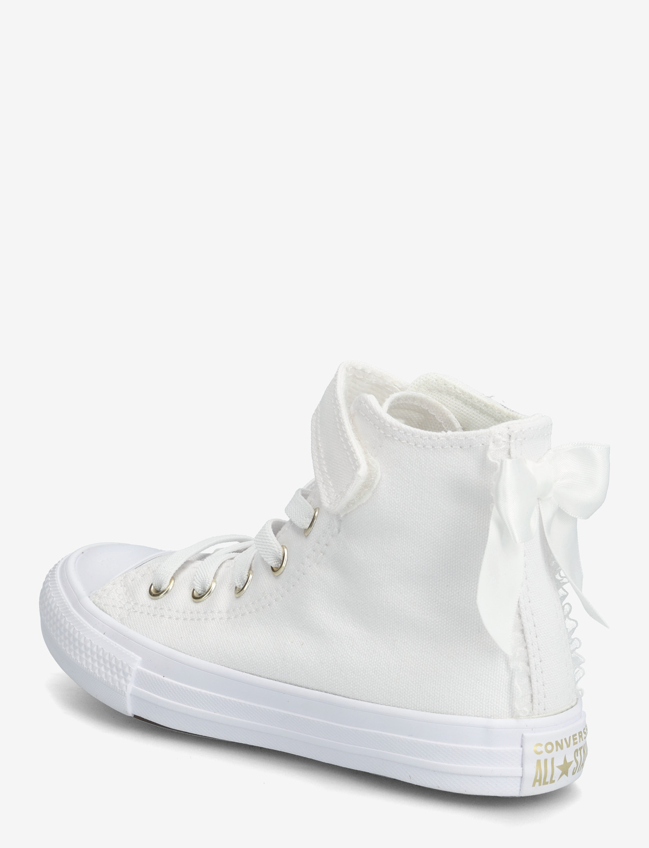 Converse - CTAS 1V HI WHITE/WHITE/GOLD - high-top sneakers - white - 2