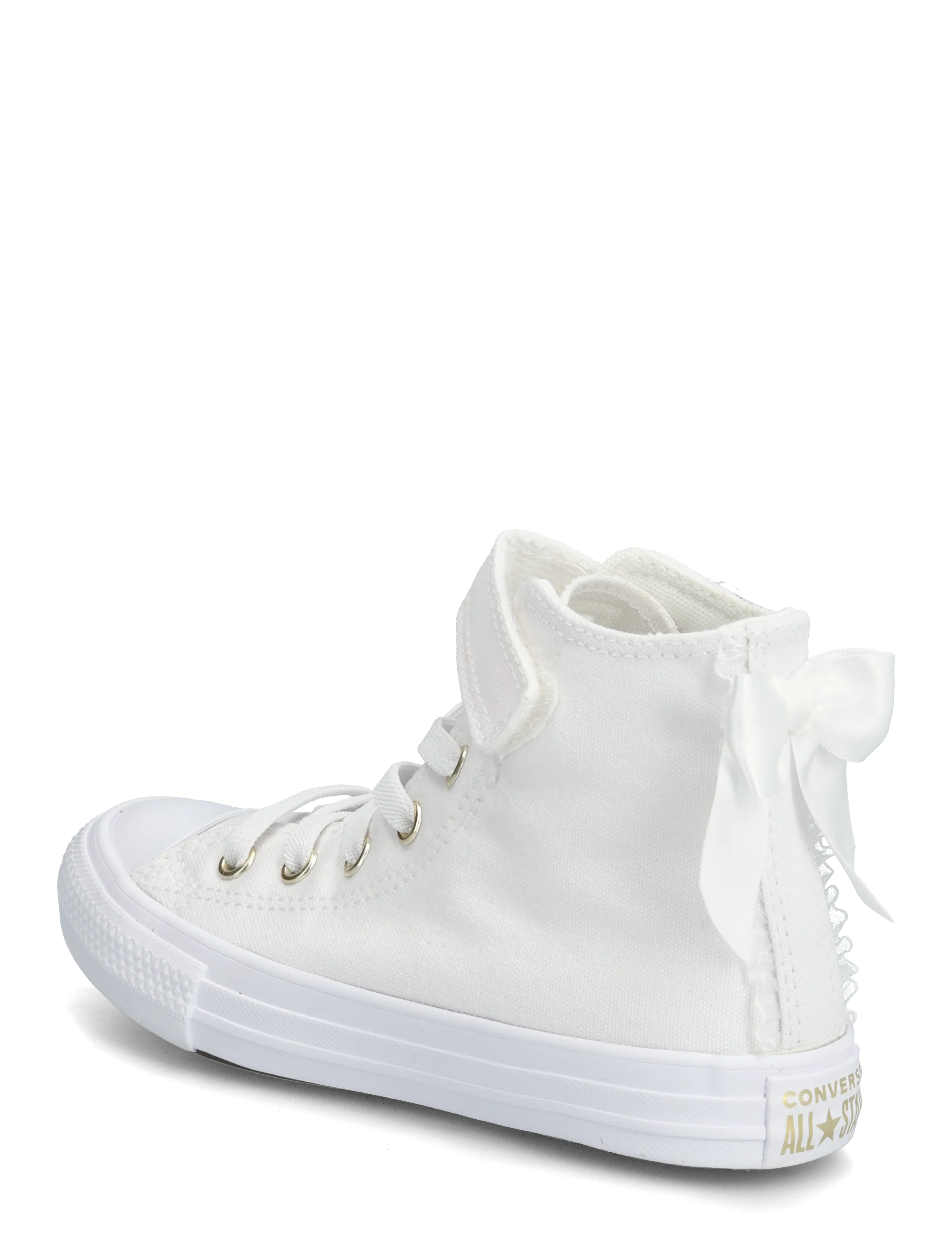 Converse - CTAS 1V HI WHITE/WHITE/GOLD - hoher schnitt - white - 2