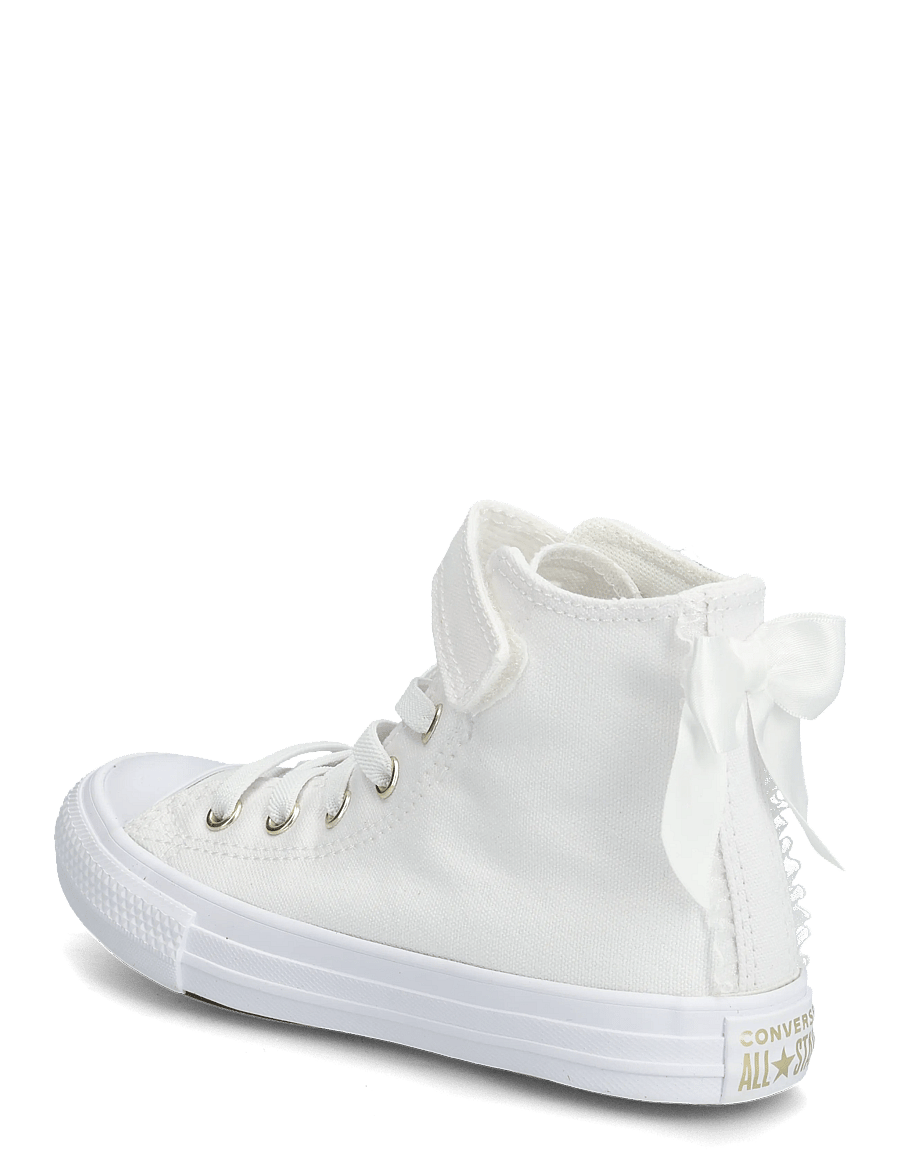 Converse - CTAS 1V HI WHITE/WHITE/GOLD - baskets montantes - white - 2