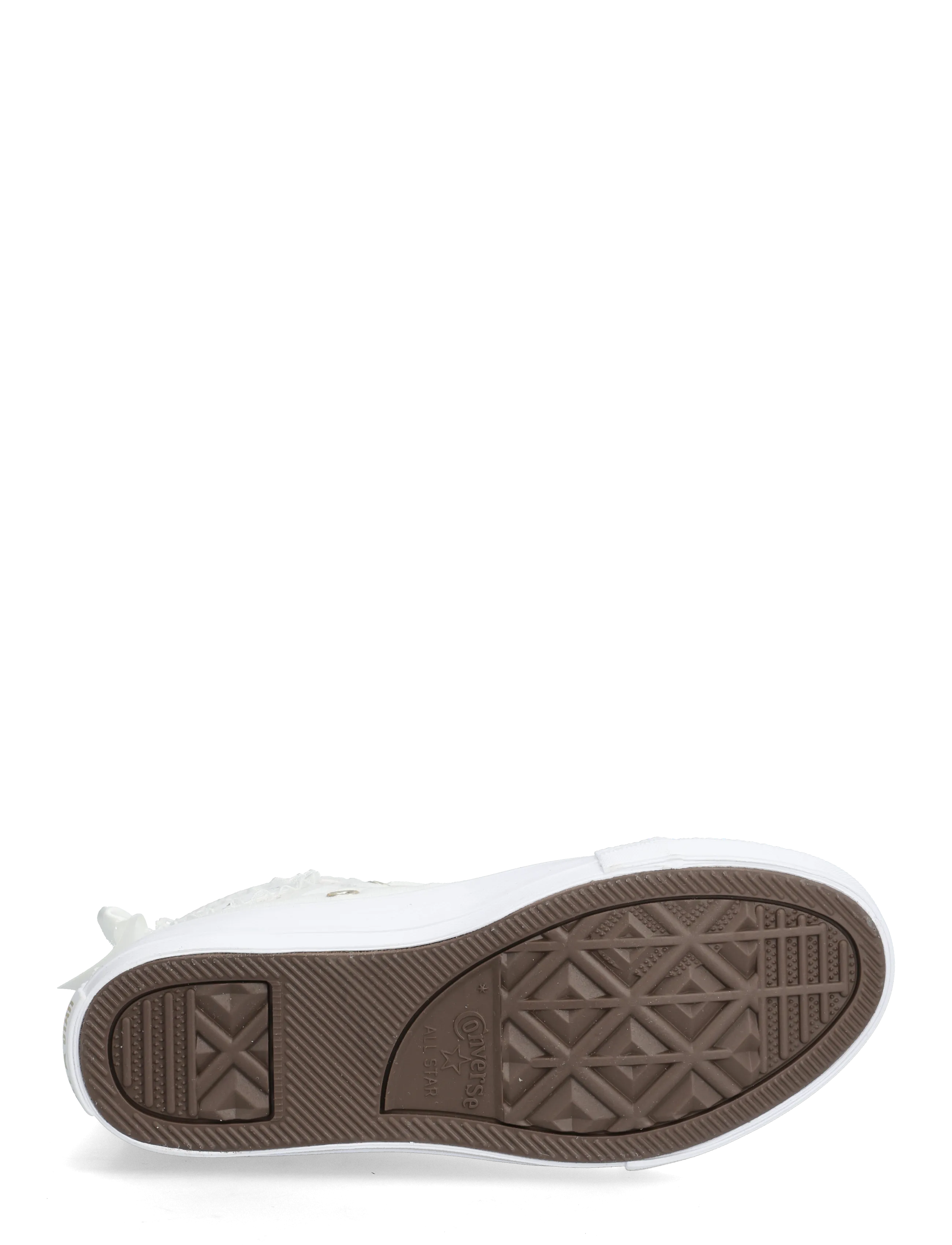 Converse - CTAS 1V HI WHITE/WHITE/GOLD - hoher schnitt - white - 4
