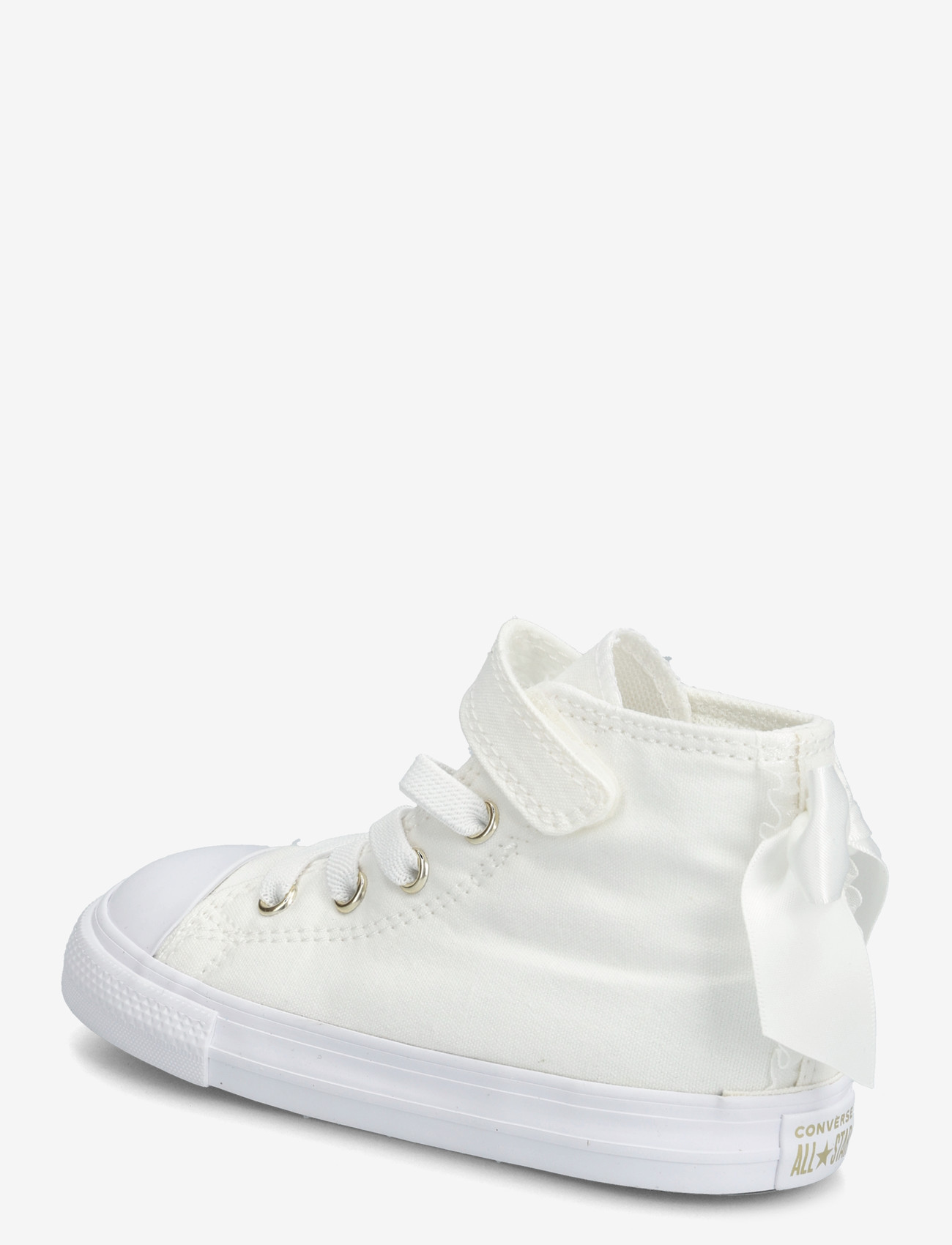 Converse - CTAS 1V HI WHITE/WHITE/GOLD - høje sneakers - white - 1