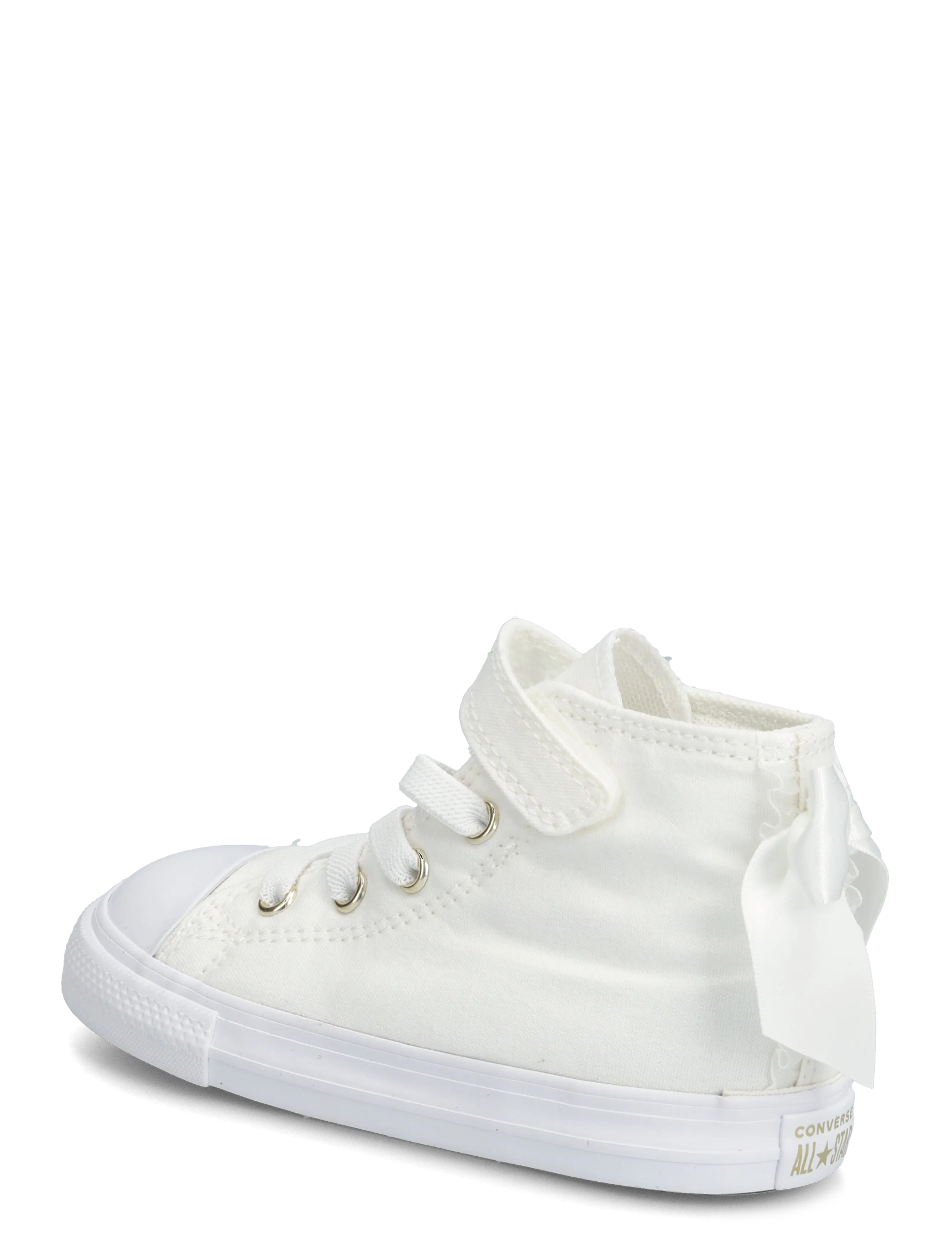 Converse - CTAS 1V HI WHITE/WHITE/GOLD - canvas-sneaker - white - 1