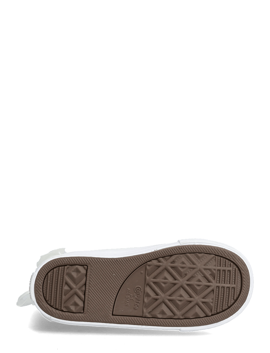 Converse - CTAS 1V HI WHITE/WHITE/GOLD - canvas-sneaker - white - 4
