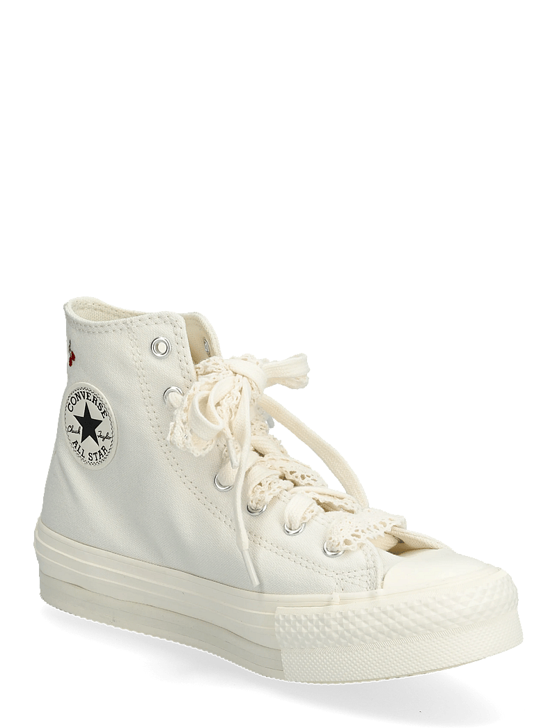 Converse - Chuck Taylor All Star EVA Lift - high-top sneakers - vintage white/egret/black - 0