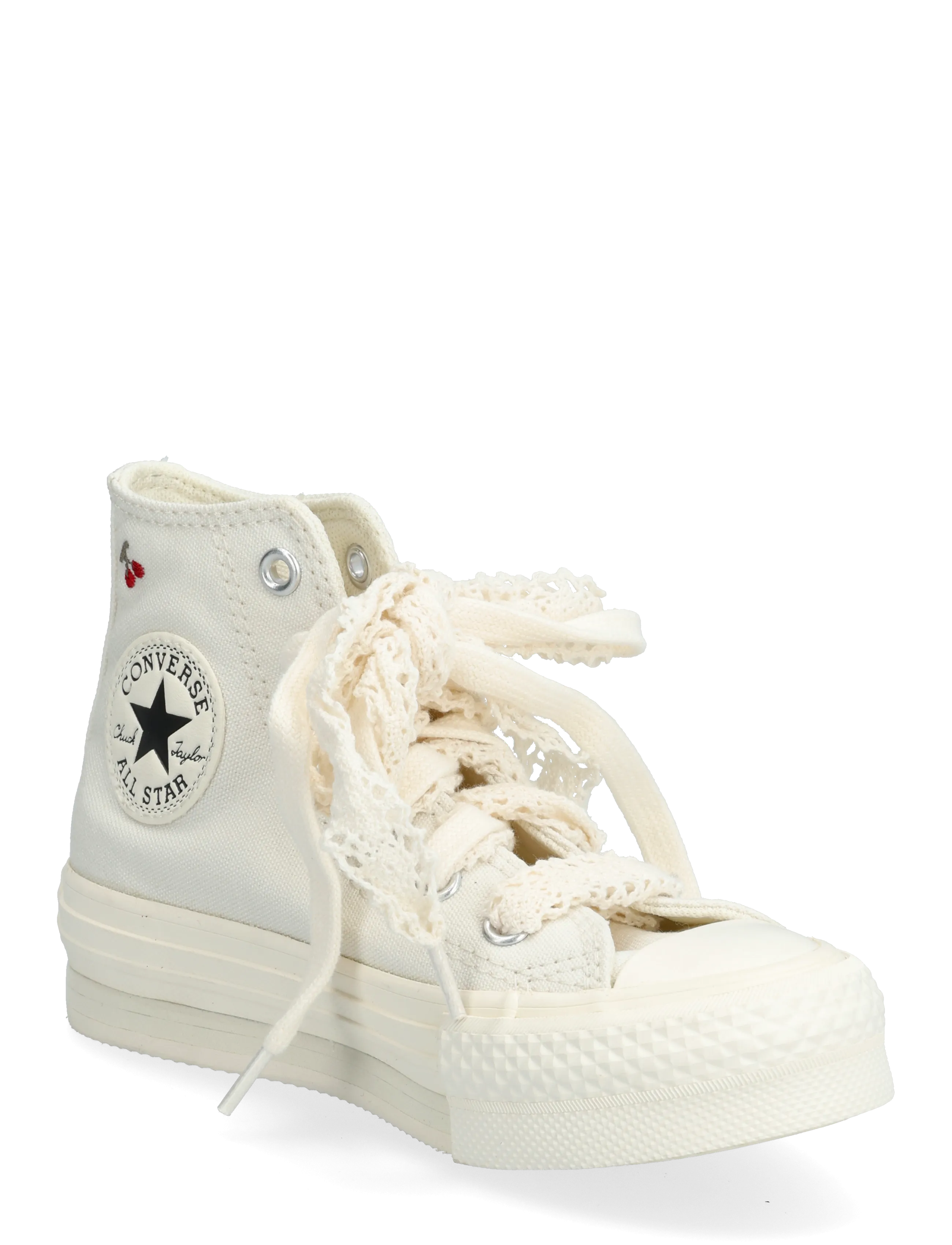 Converse Chuck Taylor All Star Eva Lift, Børn, Høj Skaft Plateau Sneakers, Cream, Str: 29