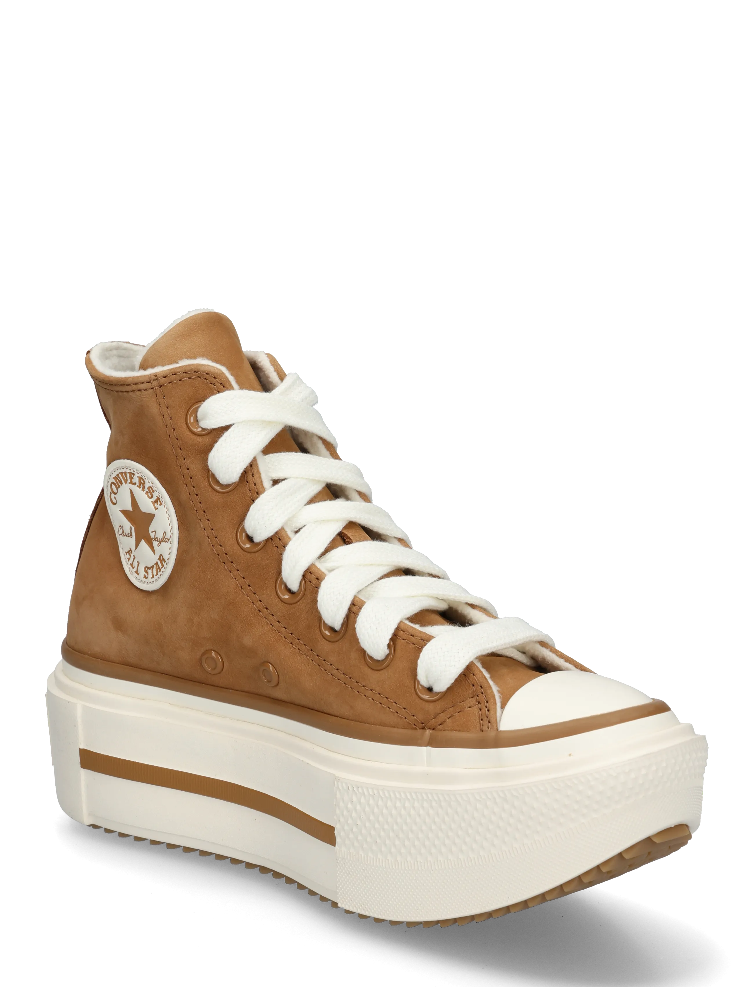 Converse Chuck Taylor All Star Lift Double Stack - Vinterkängor - INCENSED/EGRET/EGRET / brown