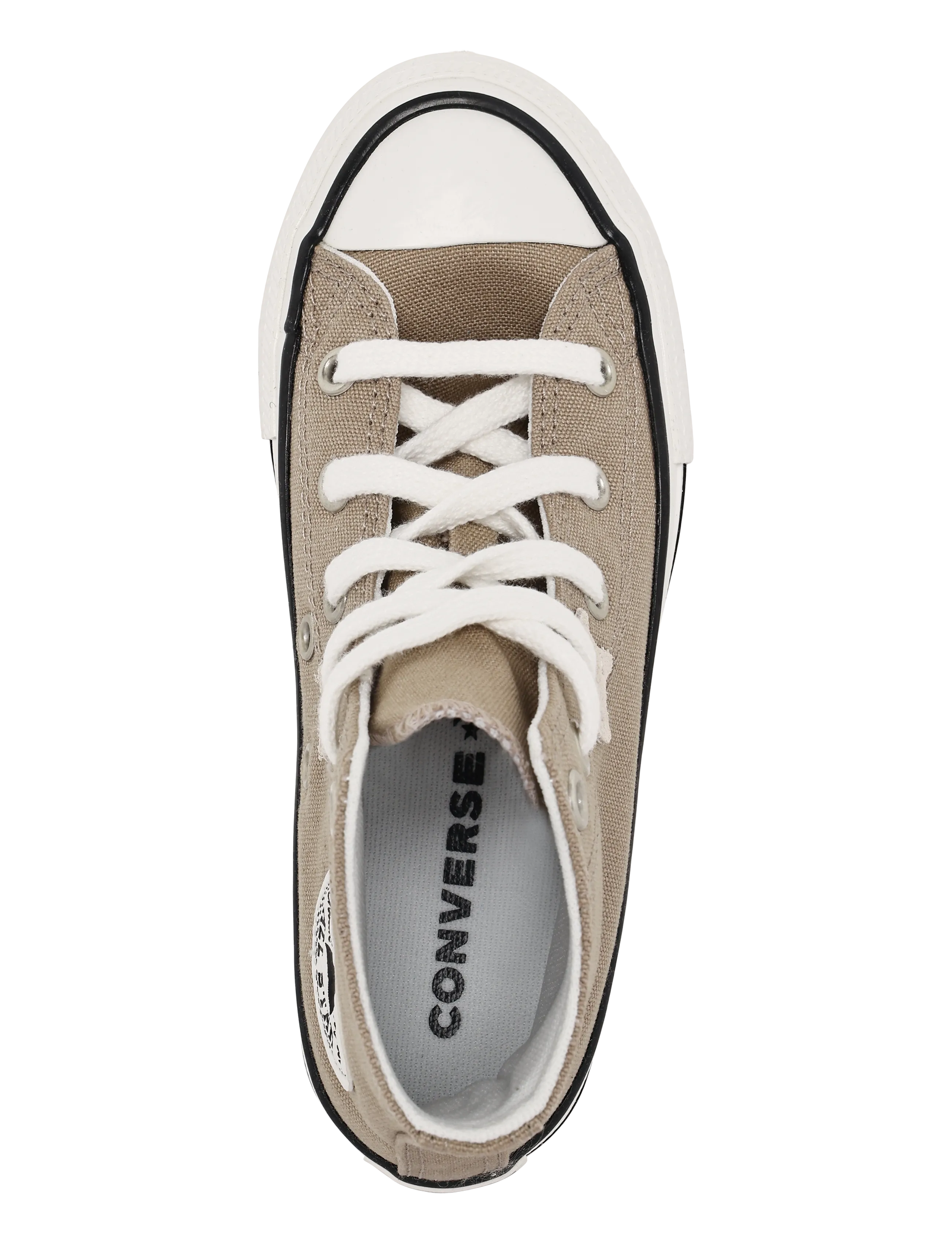 Converse - CTAS HI VINTAGE CARGO/WHITE/BLACK - canvas-sneaker - brown - 3