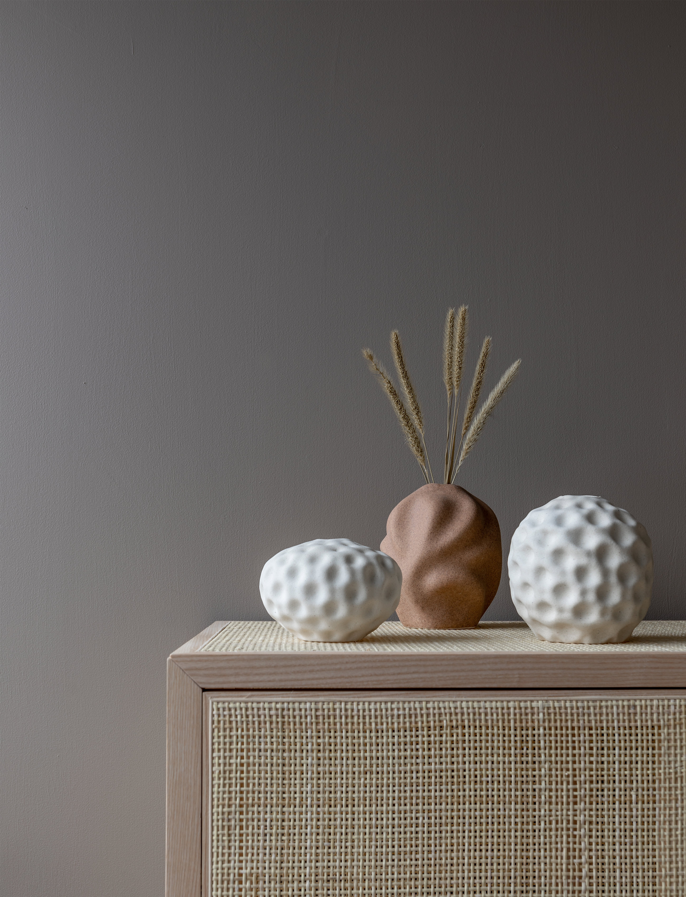Cooee Design Seedpod 10Cm, H10 cm, Vases, Creme - Small Homeware