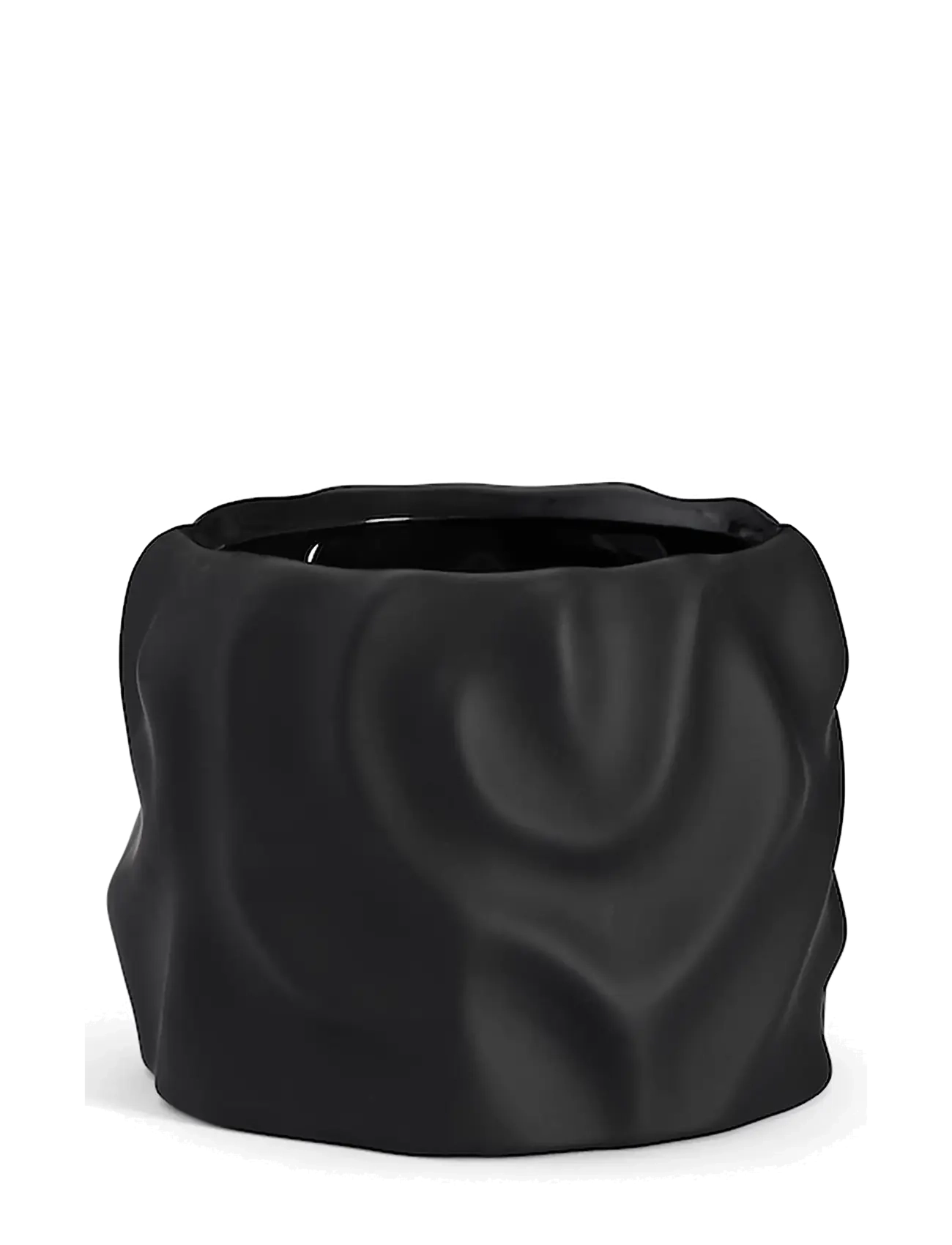 Cooee Design - Drift Desert Flowerpot Small Black - blumentöpfe - black - 1
